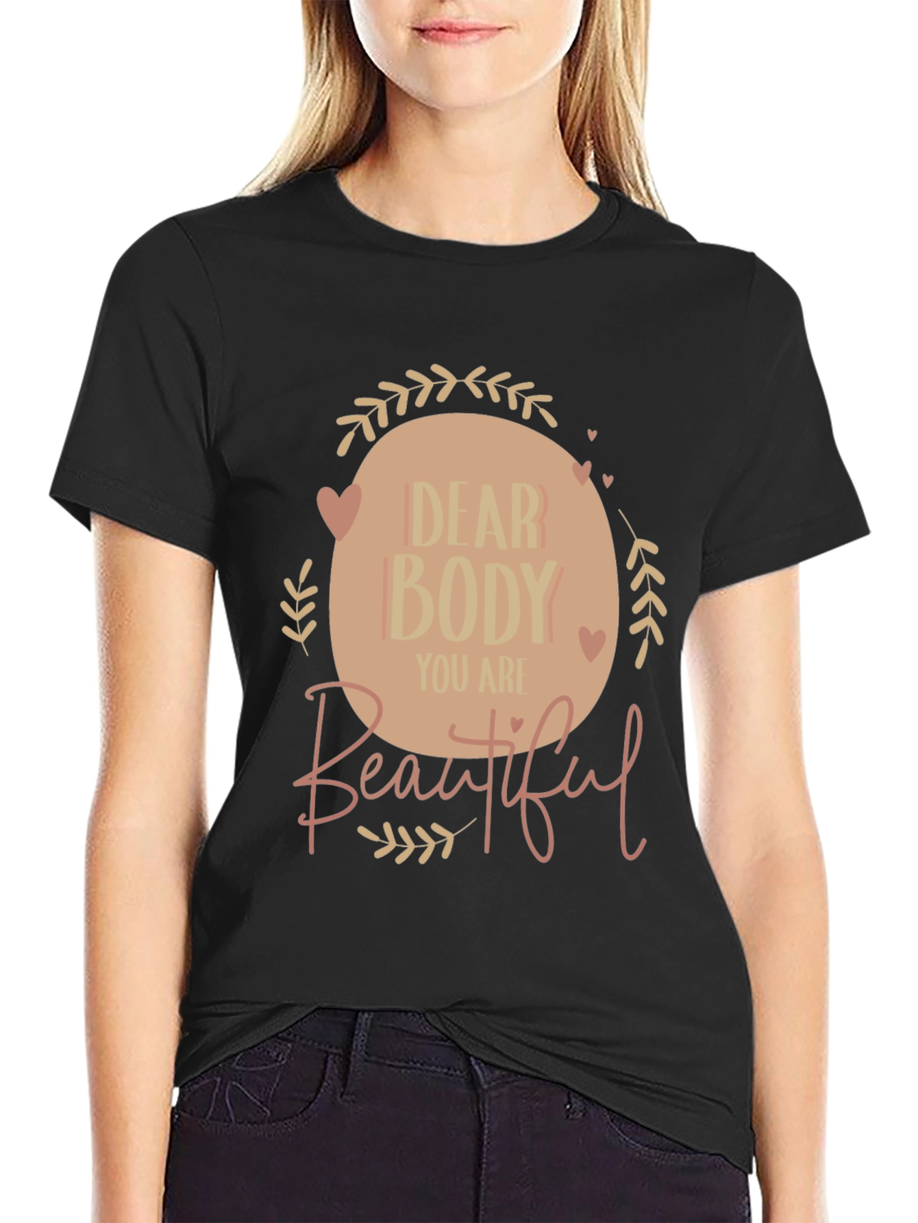 Dear Body Graphic Tee - Positive Affirmation Shirt