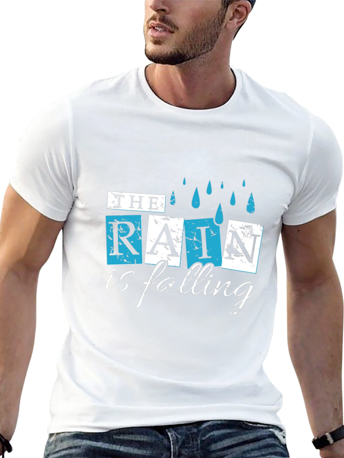 Rain is Falling Graphic T-Shirt