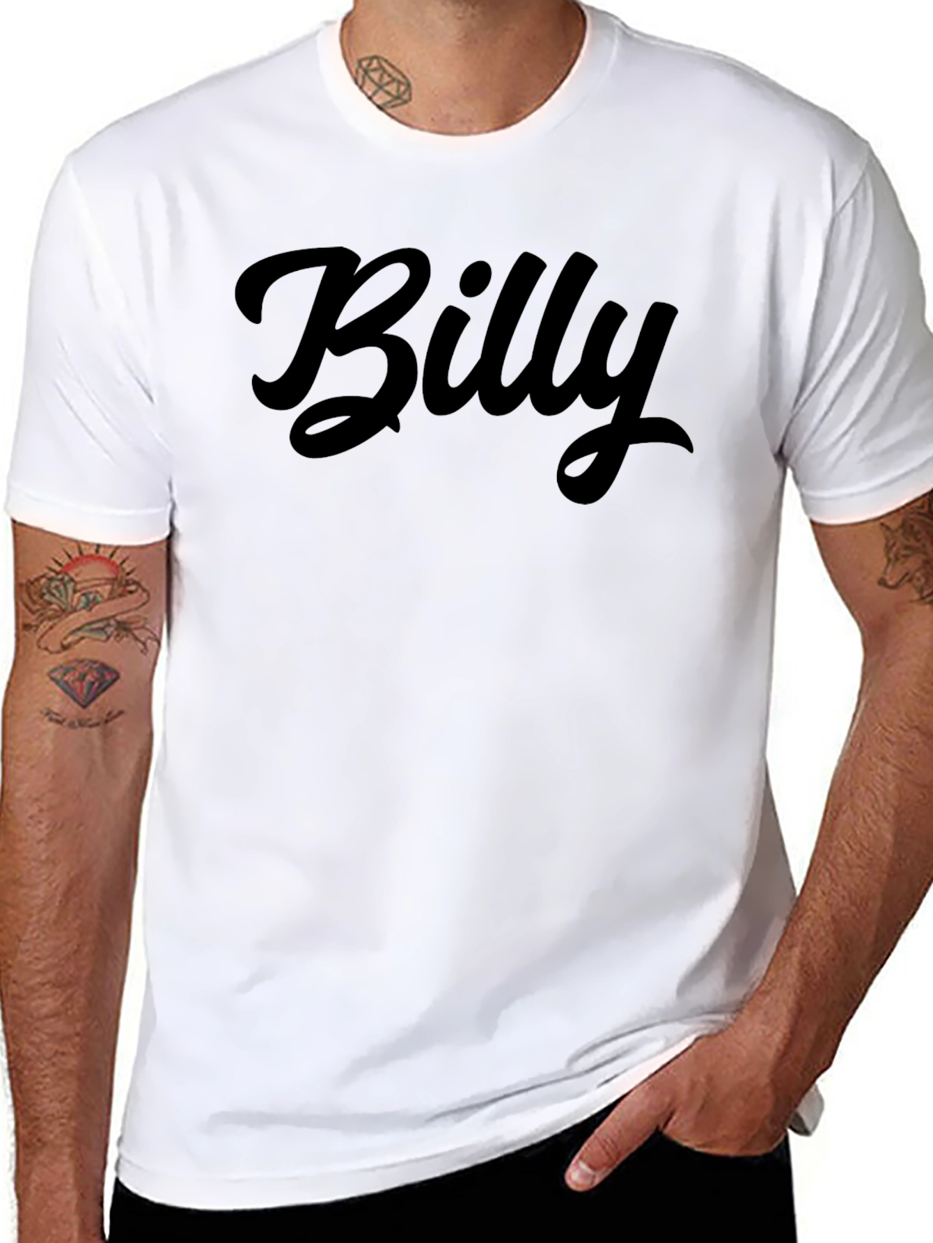 Billy Graphic Tee - Mens Black T-Shirt