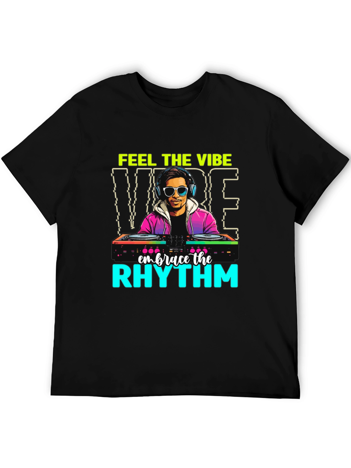 DJ Graphic Tee: Feel the Vibe Embrace the Rhythm