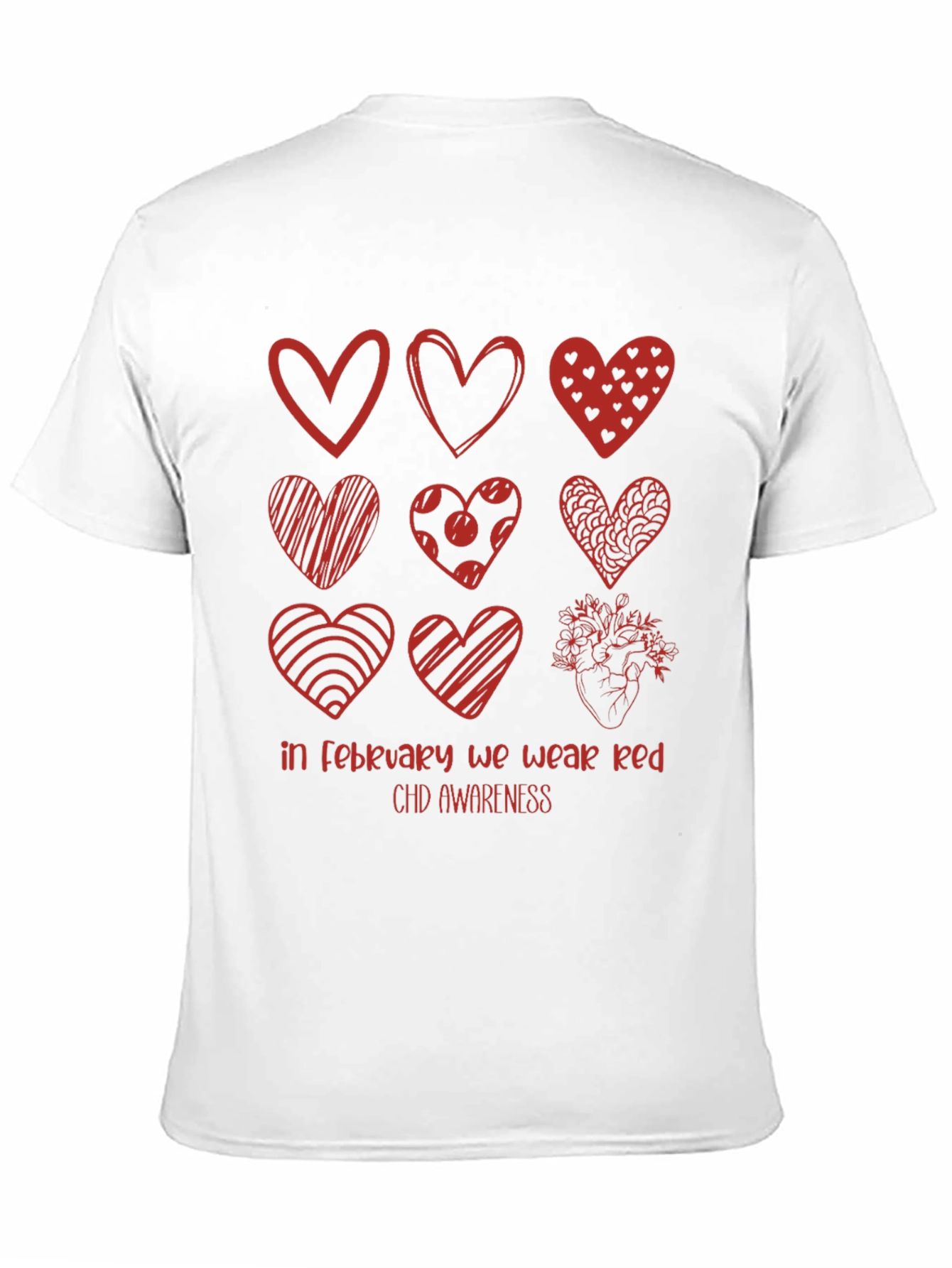 CHD Awareness T-Shirt - February We Wear Red