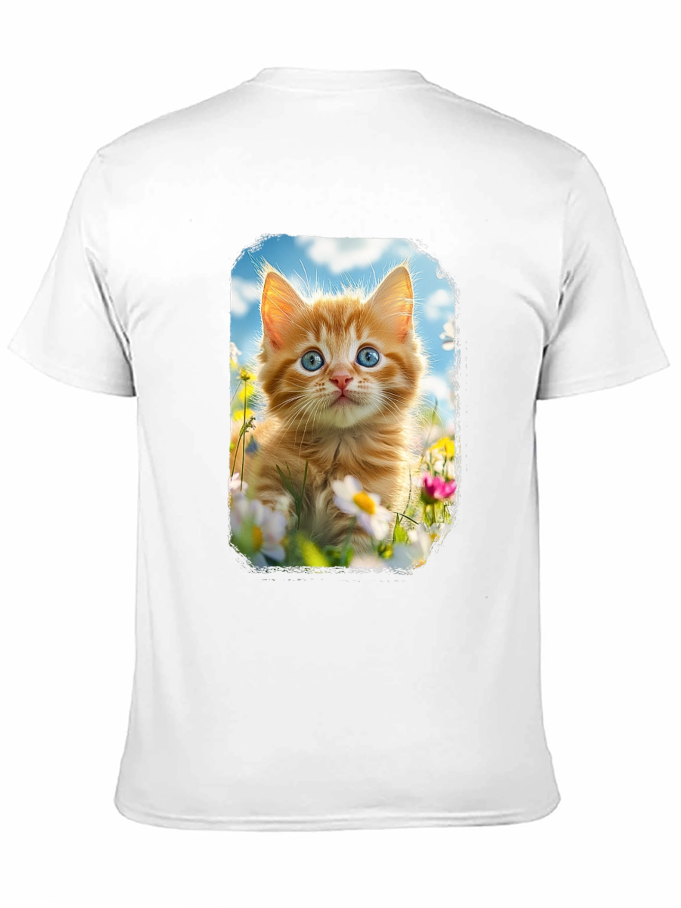 Cute Kitten T-Shirt - Unisex Black Tee