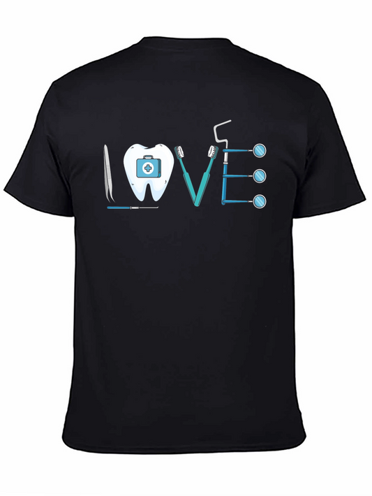 Dentist LOVE T-Shirt - Black Tee