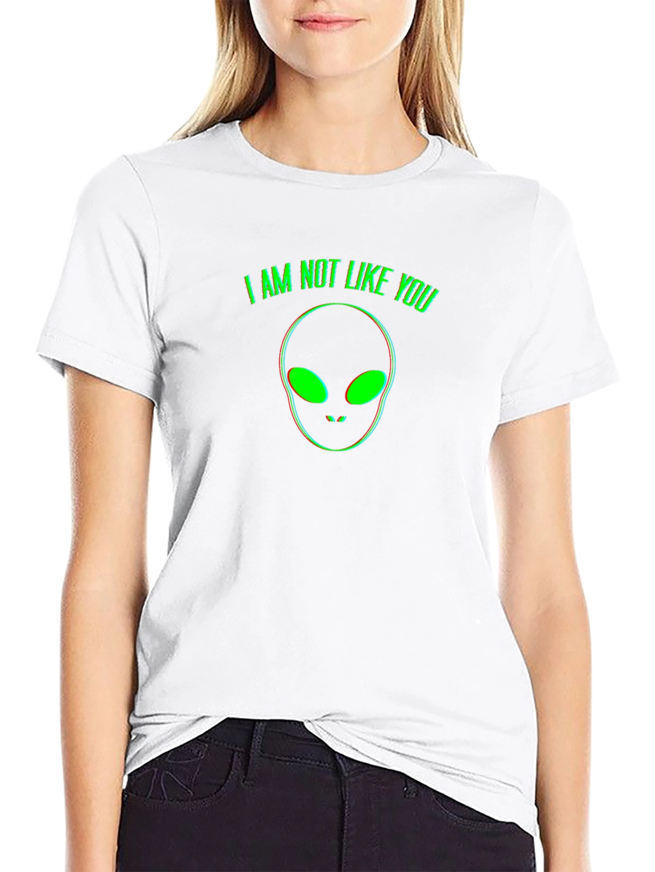 Alien Graphic Tee - I am Not Like You