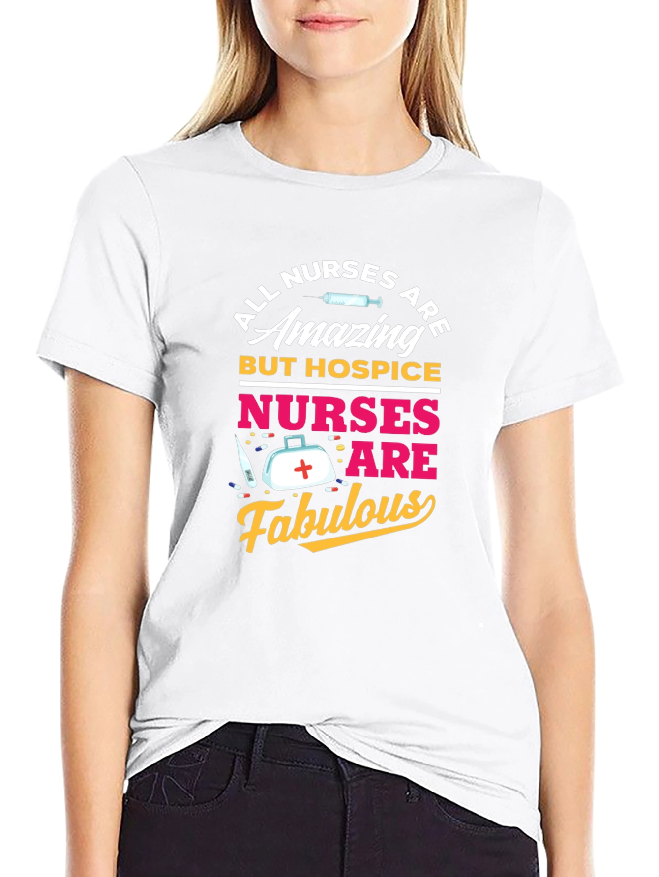 Hospice Nurse T-Shirt - All Nurses Are Amazing