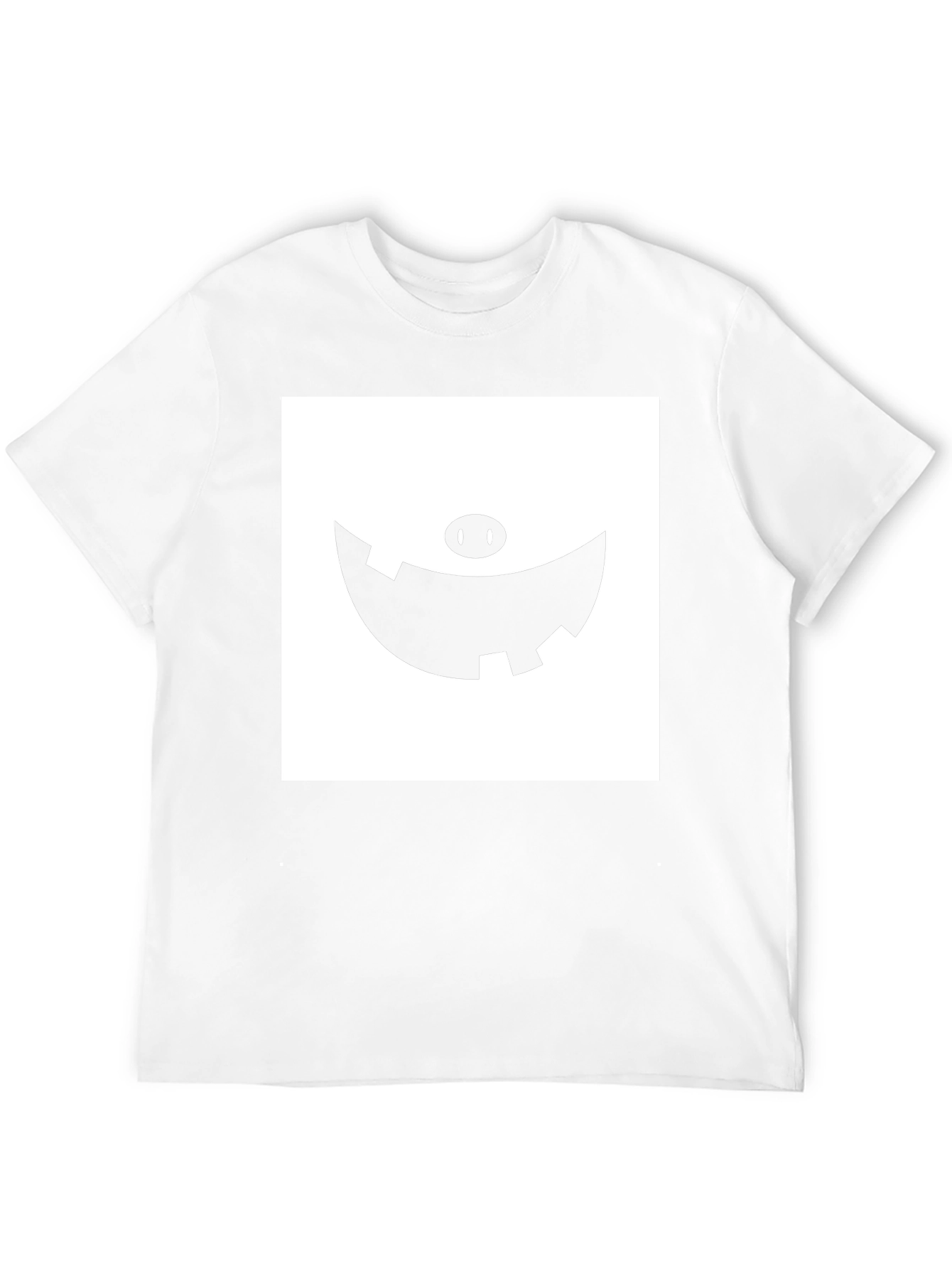 Mens Black T-Shirt with Graphic Print