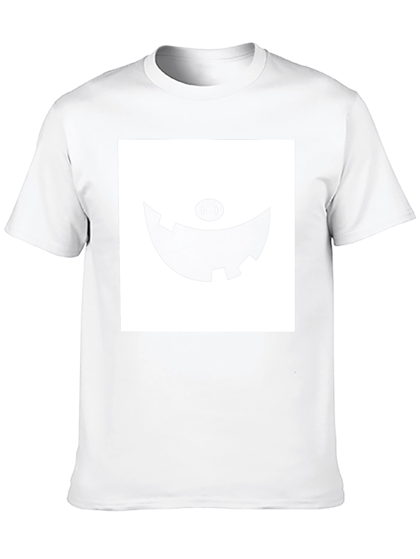 Mens Black T-Shirt with Graphic Print
