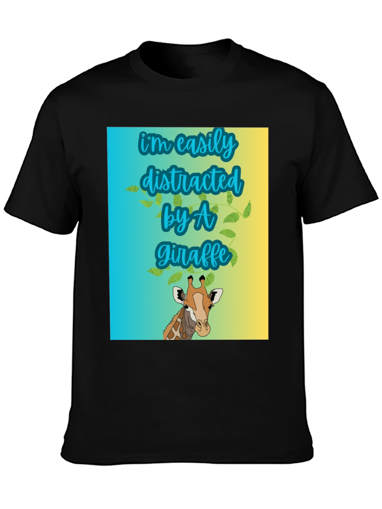 Easily Distracted by A Giraffe T-Shirt