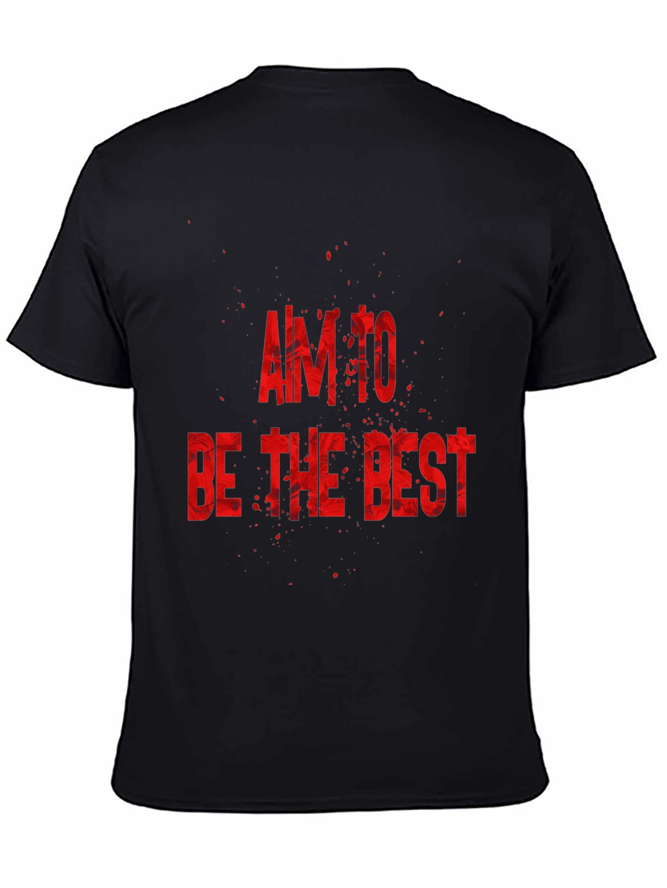 Aim to Be the Best Graphic Print Tee