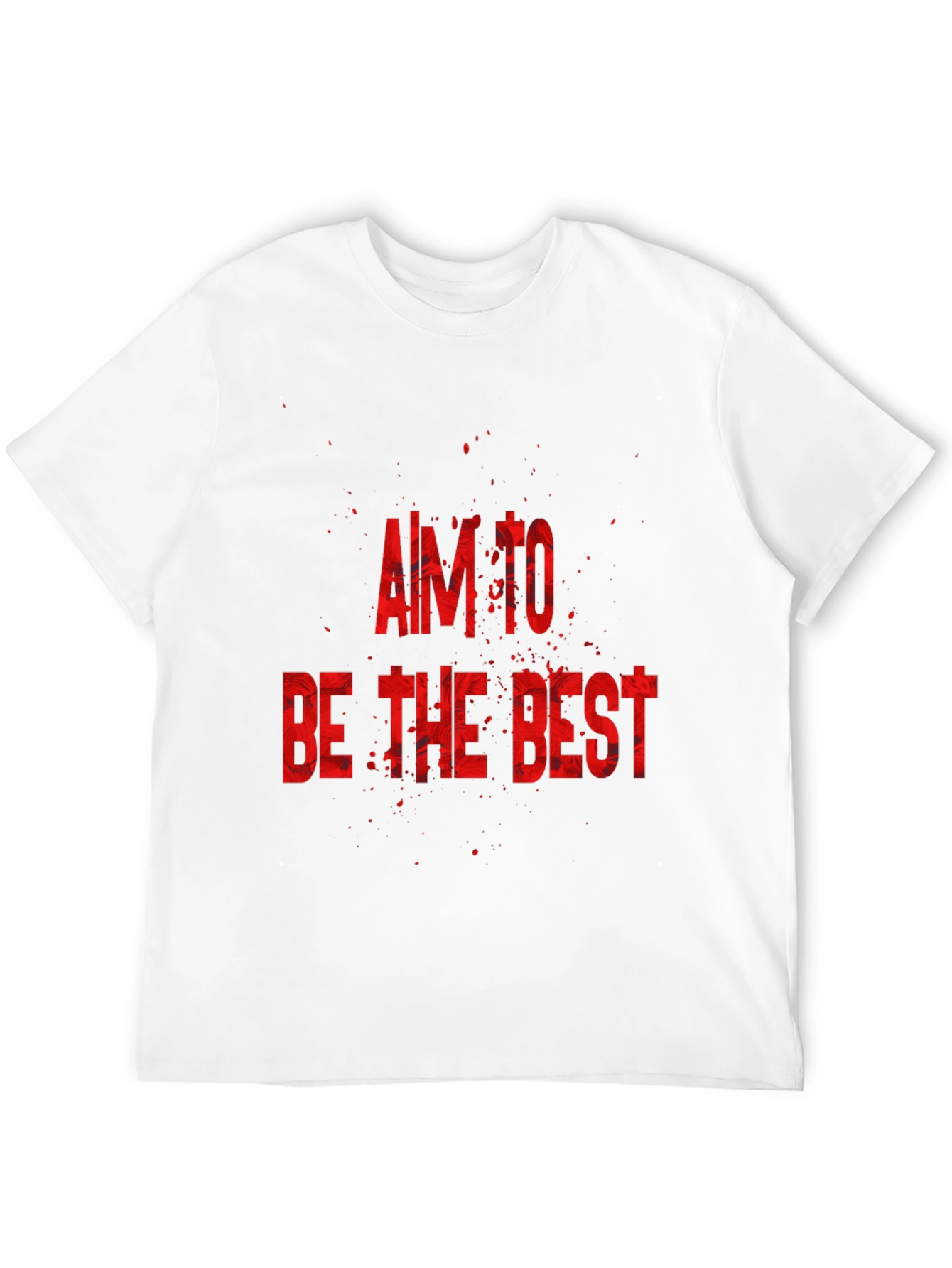 Aim to Be the Best Graphic Print Tee