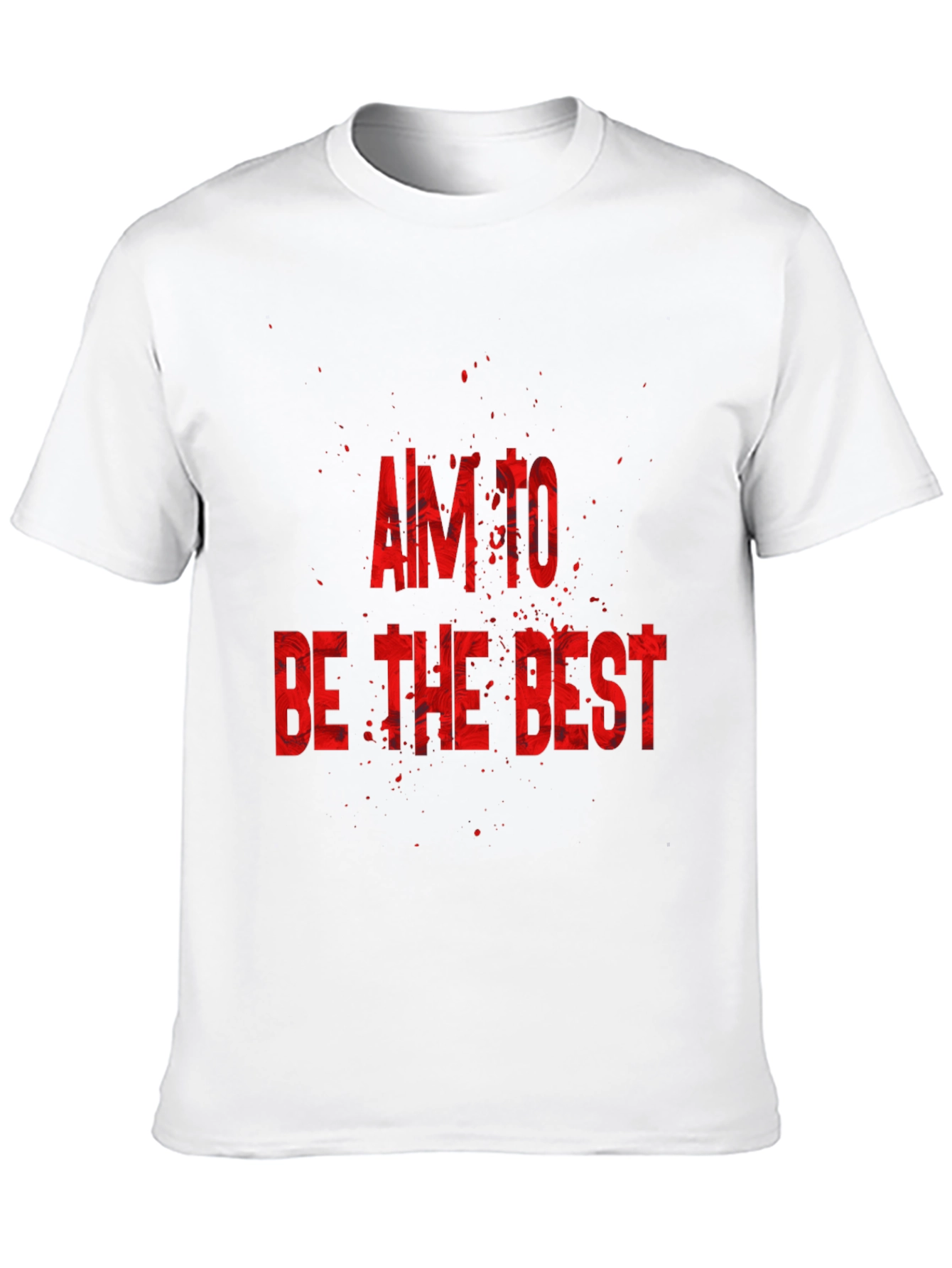 Aim to Be the Best Graphic Print Tee
