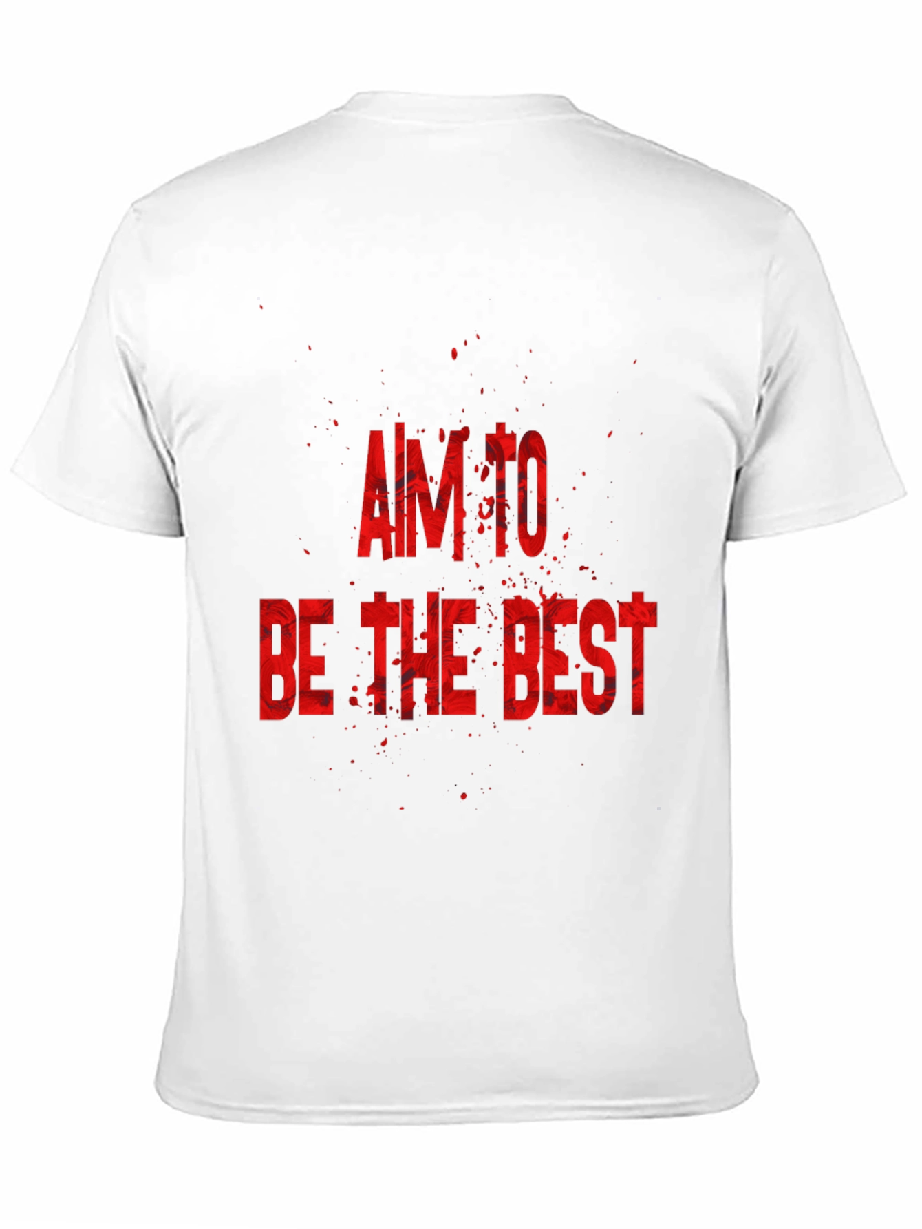 Aim to Be the Best Graphic Print Tee