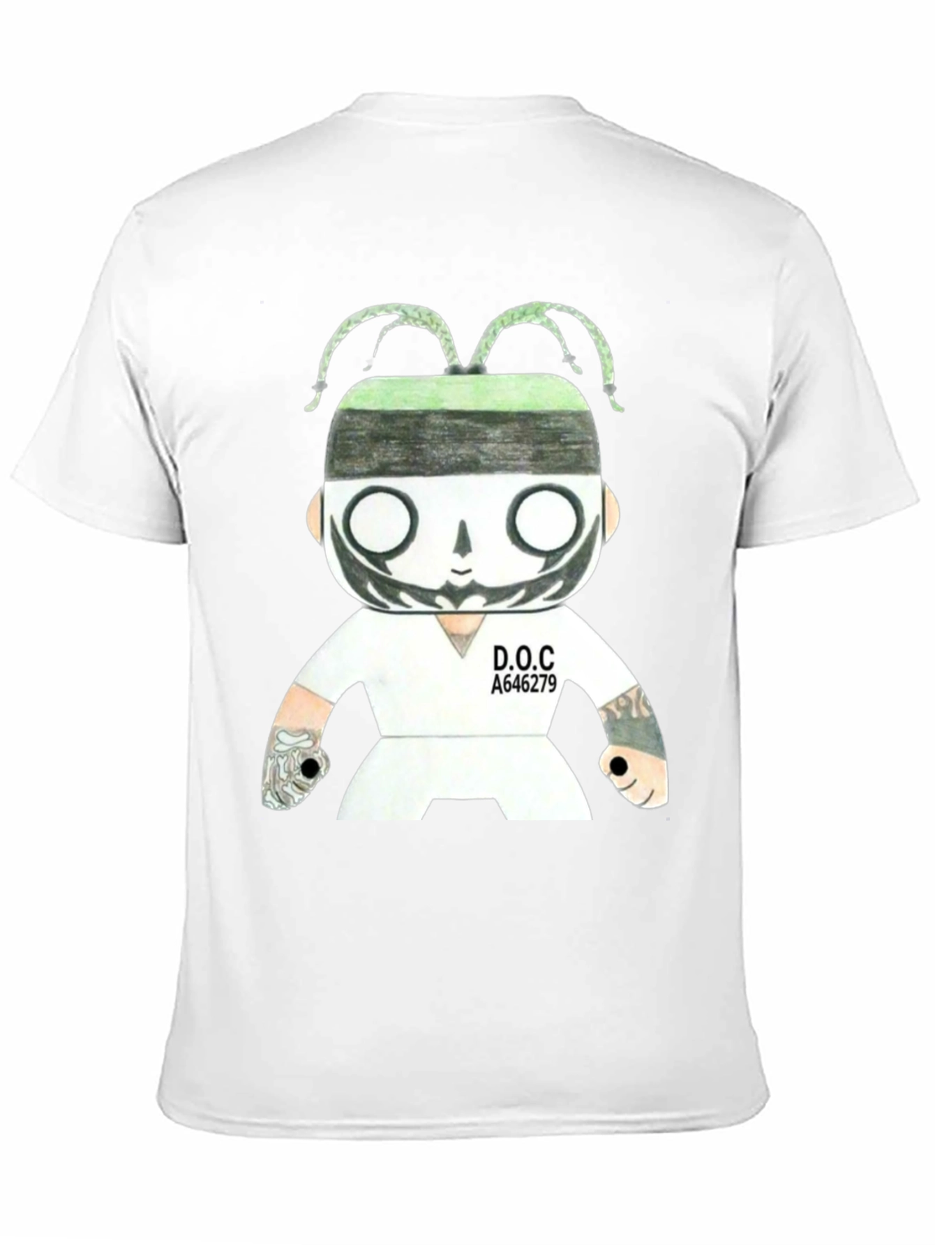 Unique Graphic Print Black T-Shirt