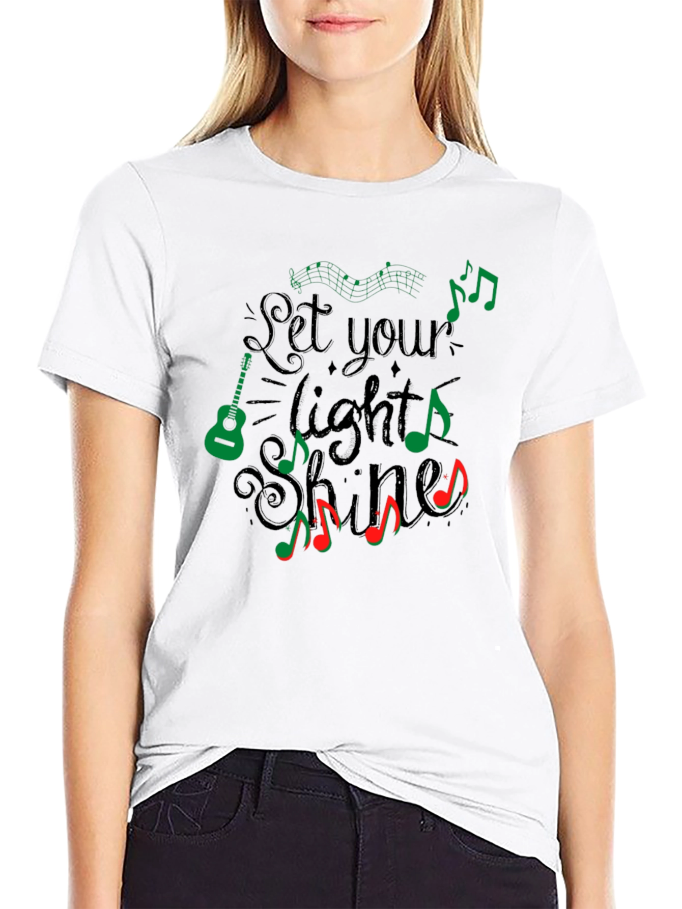 Let Your Light Shine Musical Graphic Tee