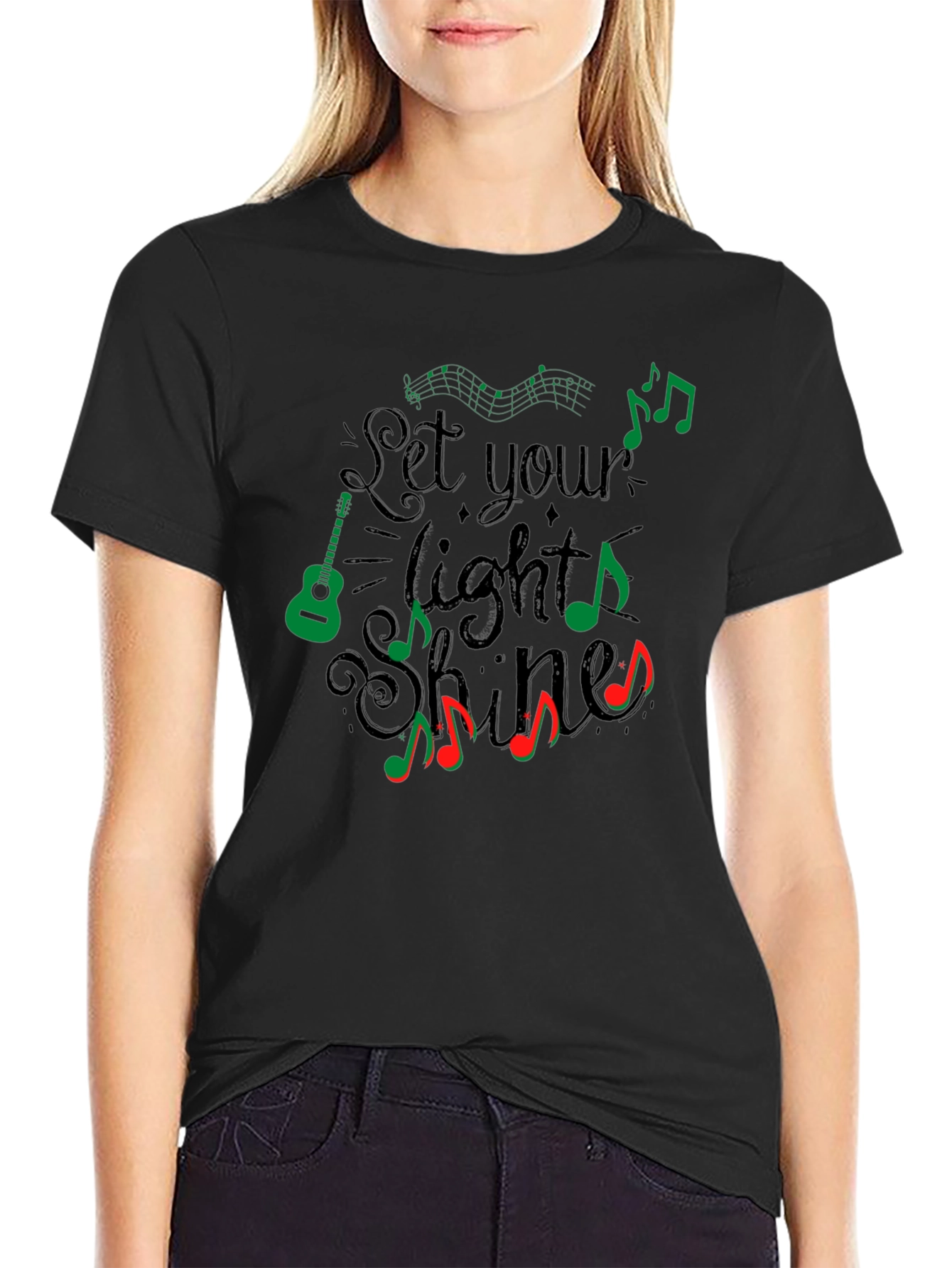 Let Your Light Shine Musical Graphic Tee