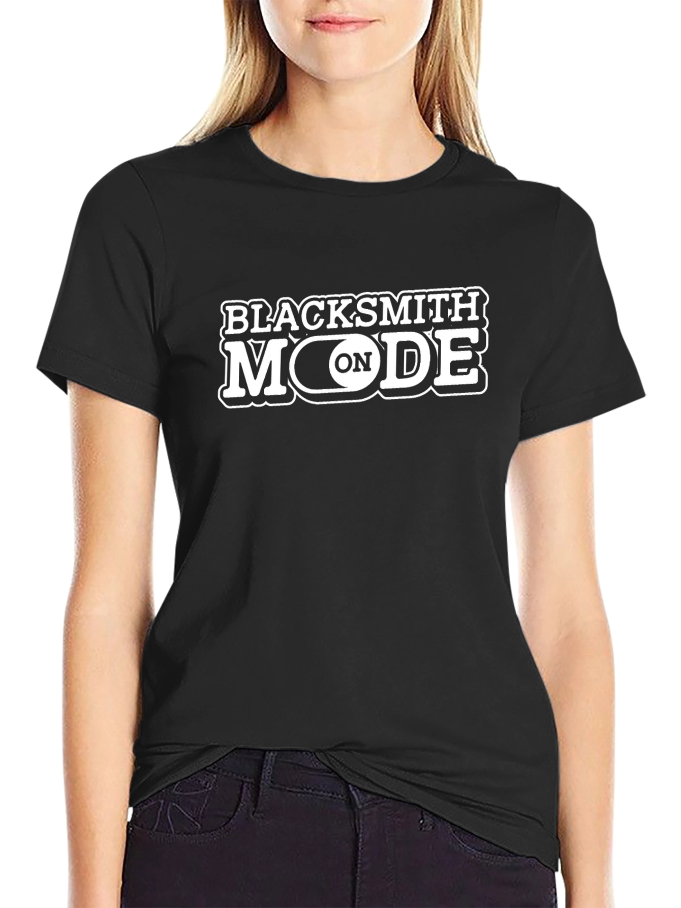 Blacksmith Mode ON - Black T-Shirt