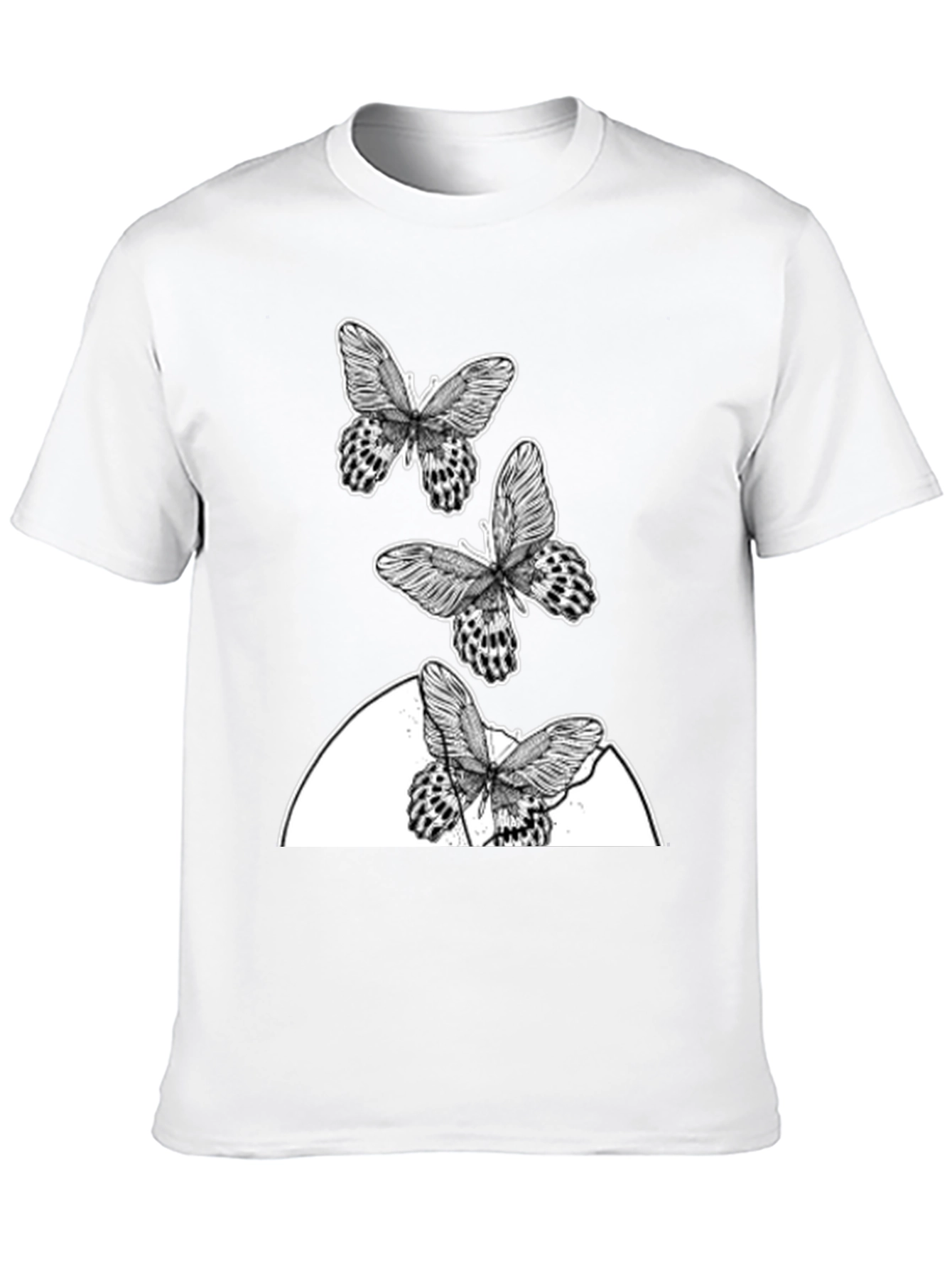 Butterfly Graphic T-Shirt - Trendy Casual Wear