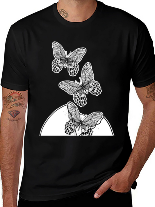 Butterfly Graphic T-Shirt - Trendy Casual Wear
