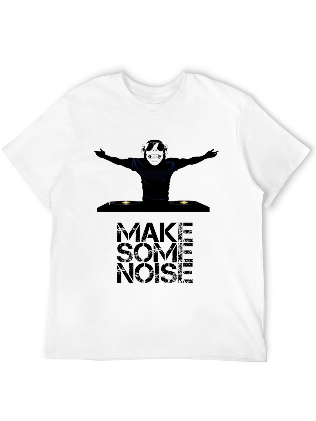 DJ Monkey Graphic T-Shirt - Make Some Noise