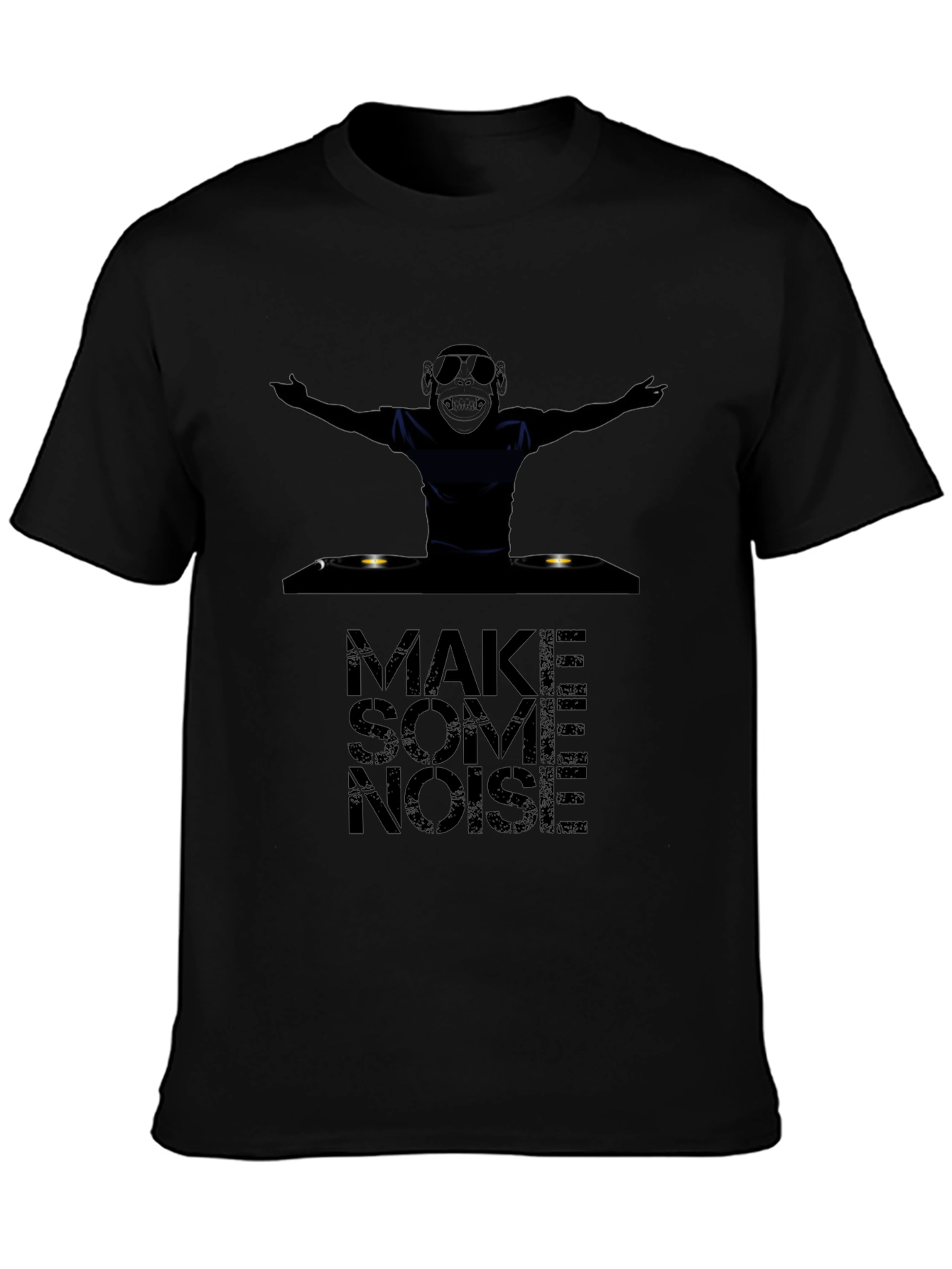 DJ Monkey Graphic T-Shirt - Make Some Noise