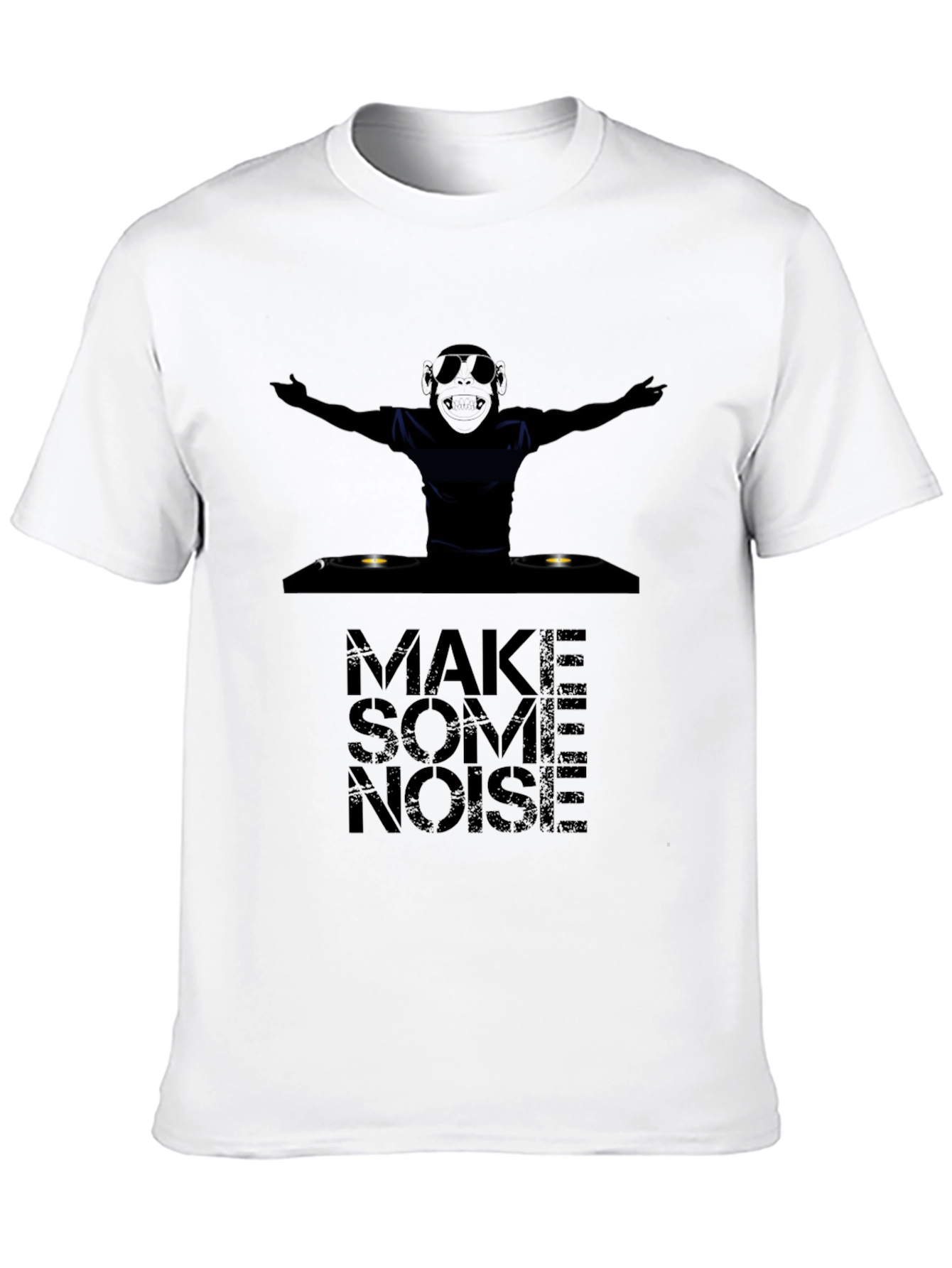 DJ Monkey Graphic T-Shirt - Make Some Noise