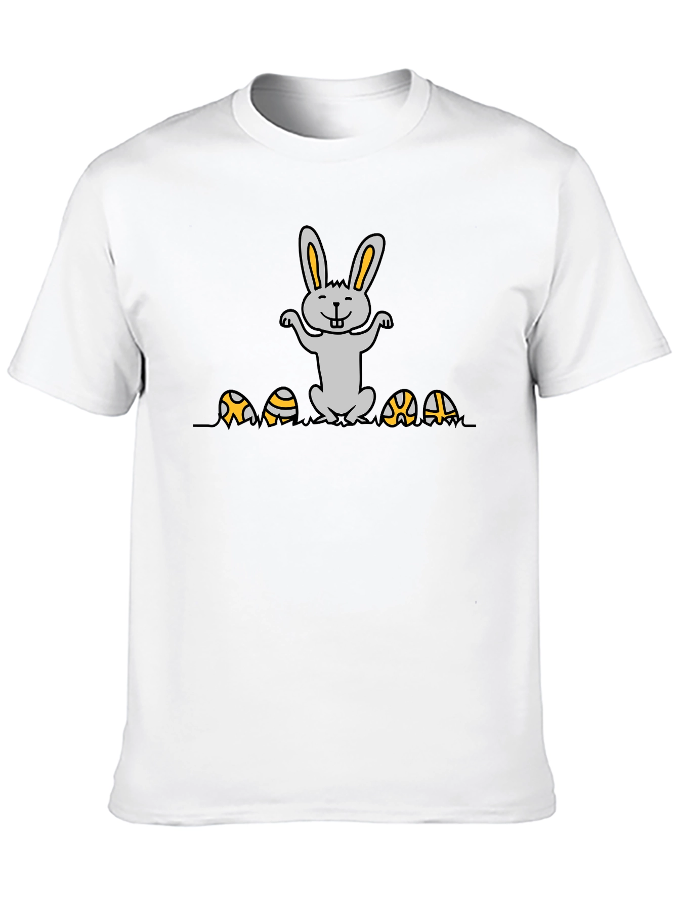 Easter Bunny & Eggs Graphic T-Shirt
