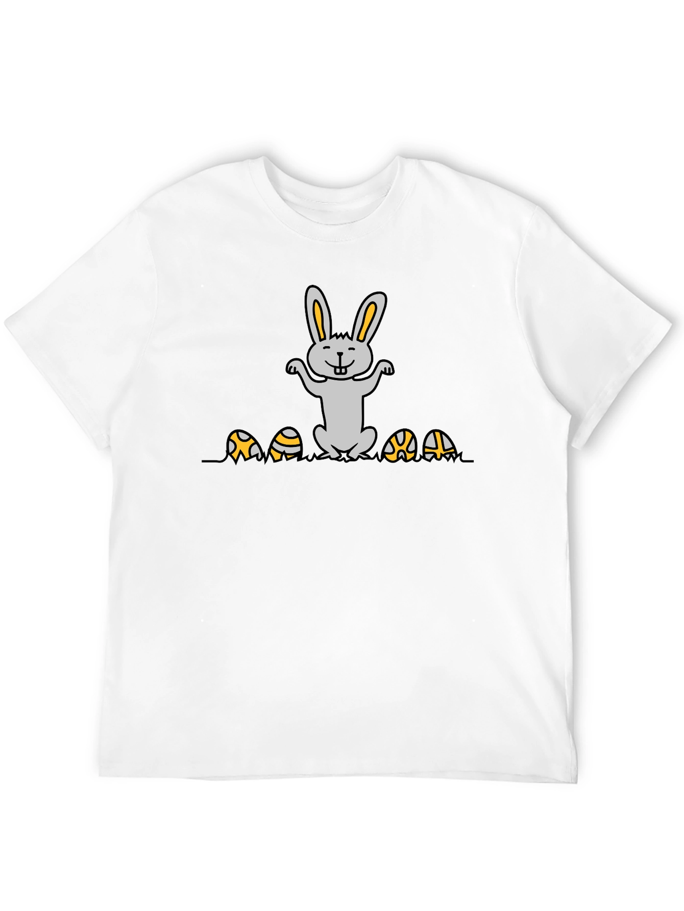 Easter Bunny & Eggs Graphic T-Shirt