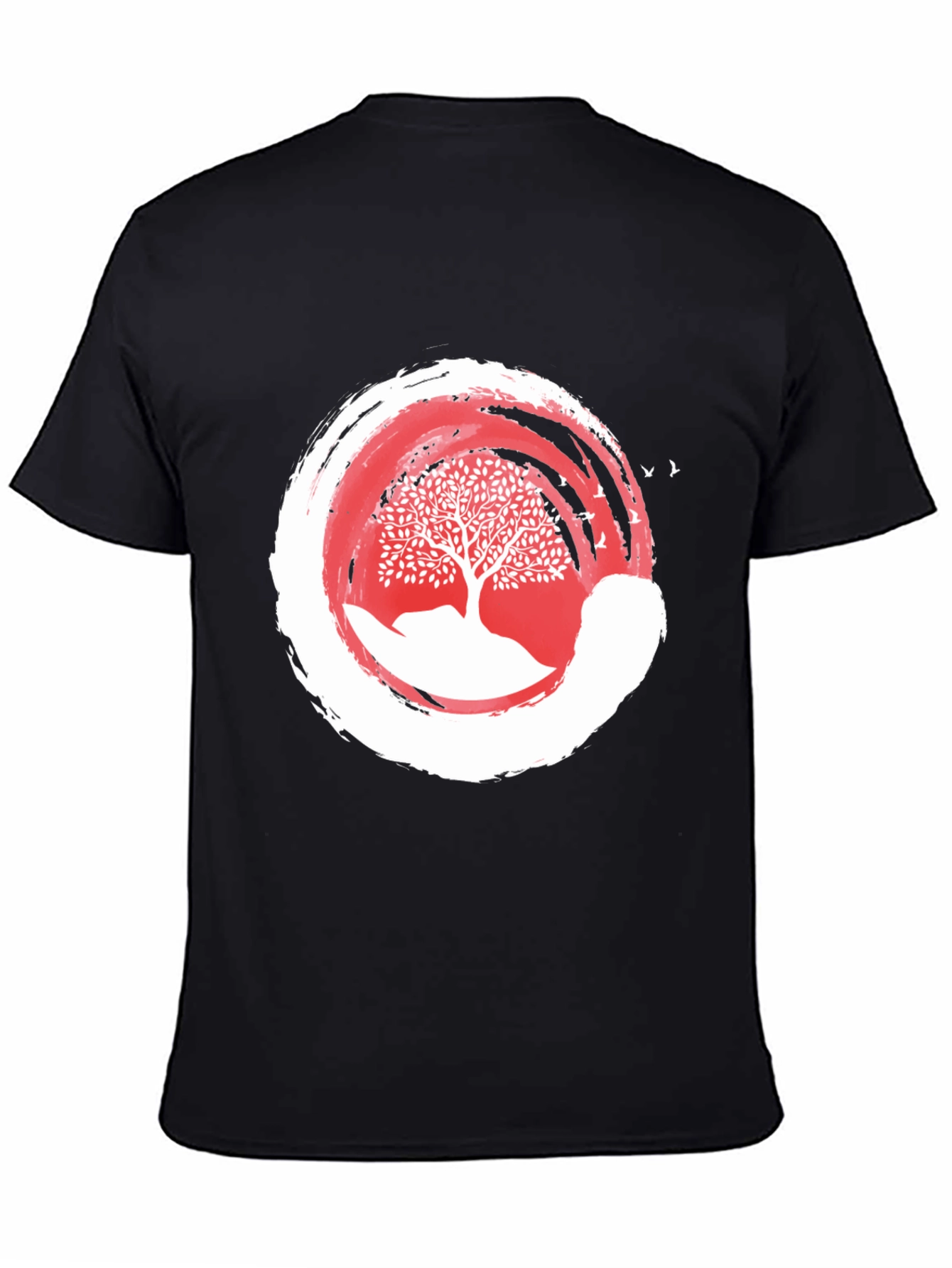 Zen Tree Graphic Tee -  Unique Mens T-Shirt