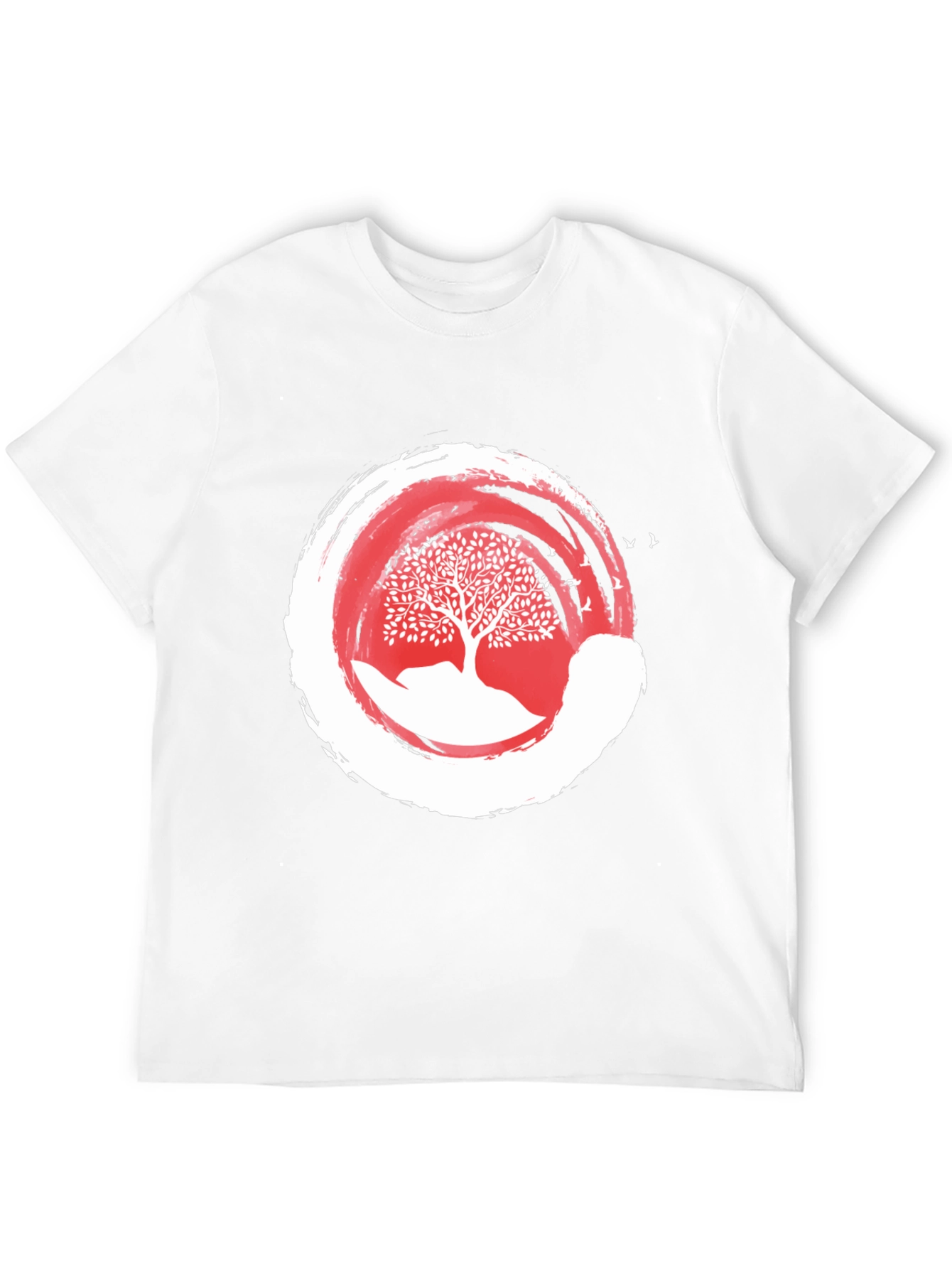 Zen Tree Graphic Tee -  Unique Mens T-Shirt