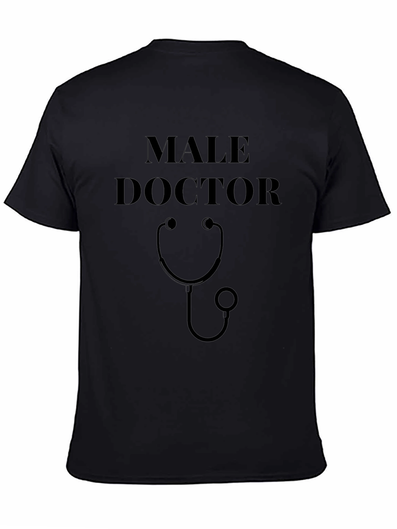 Male Doctor Stethoscope Graphic T-Shirt