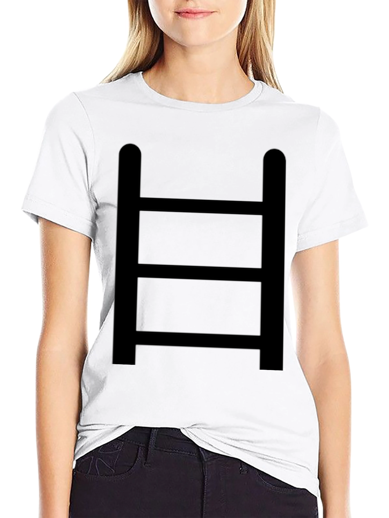 Ladder Graphic Tee - Black