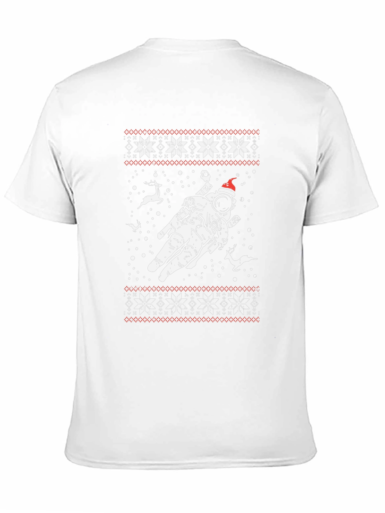 Astronaut Ugly Christmas Sweater T-Shirt