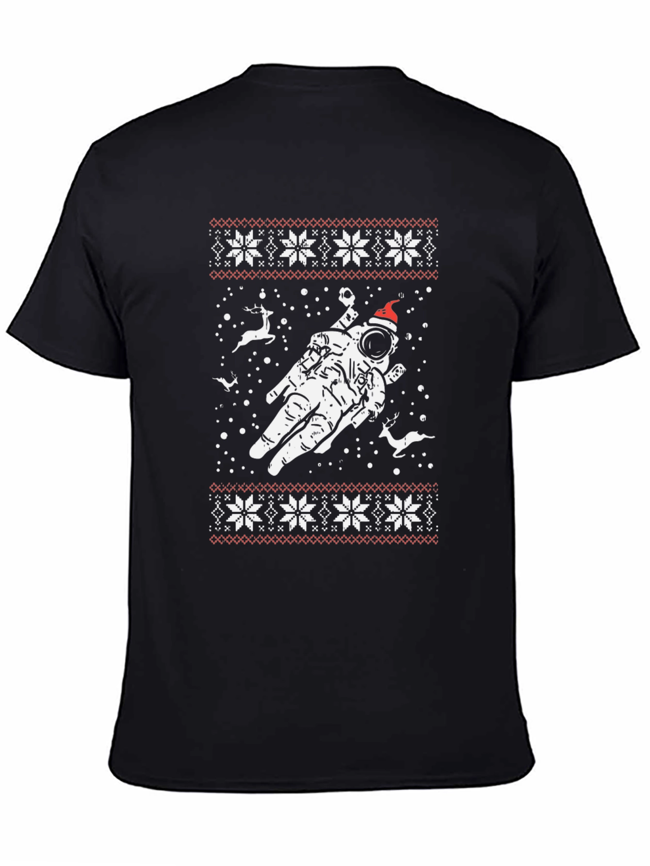 Astronaut Ugly Christmas Sweater T-Shirt
