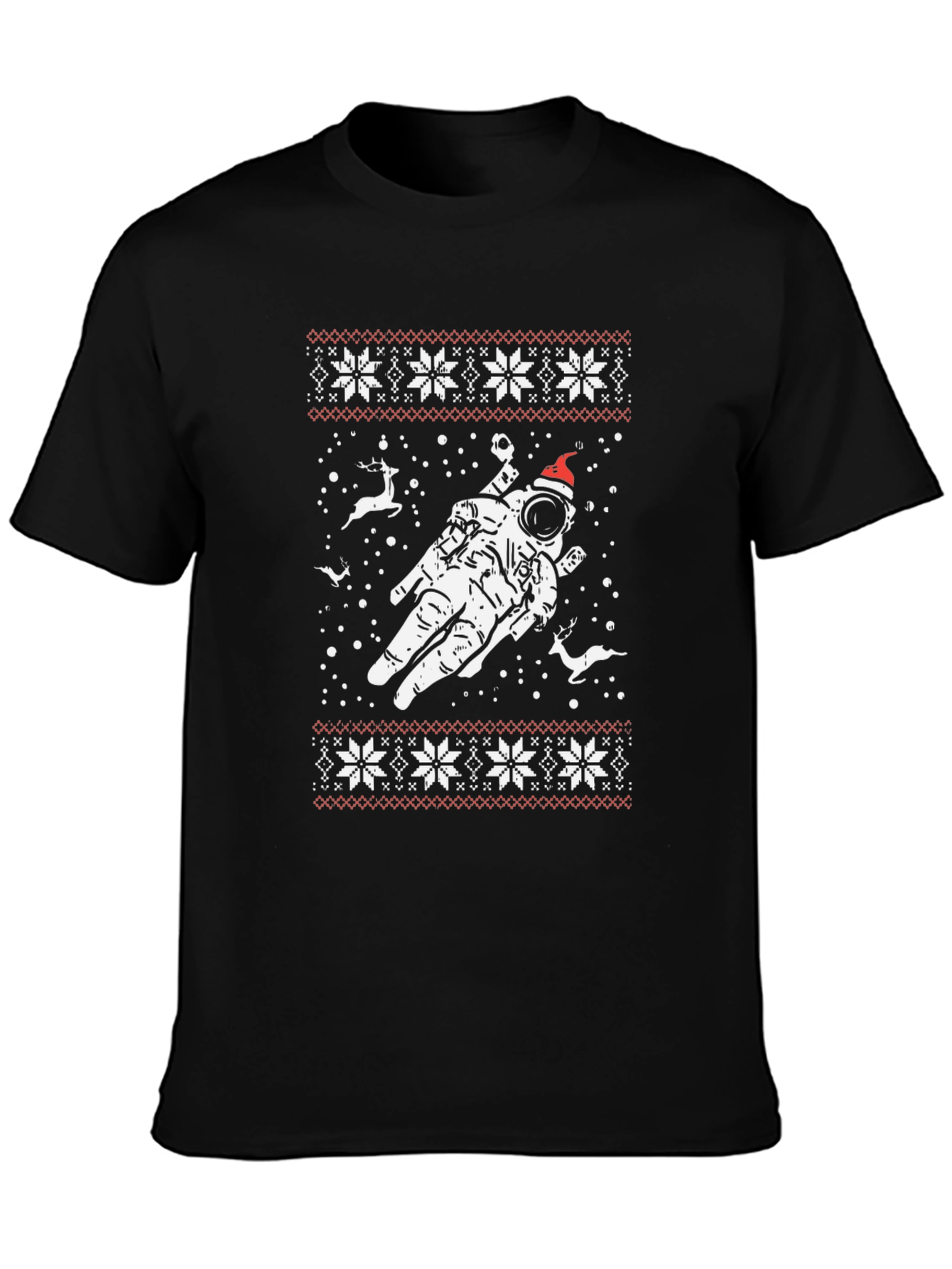 Astronaut Ugly Christmas Sweater T-Shirt