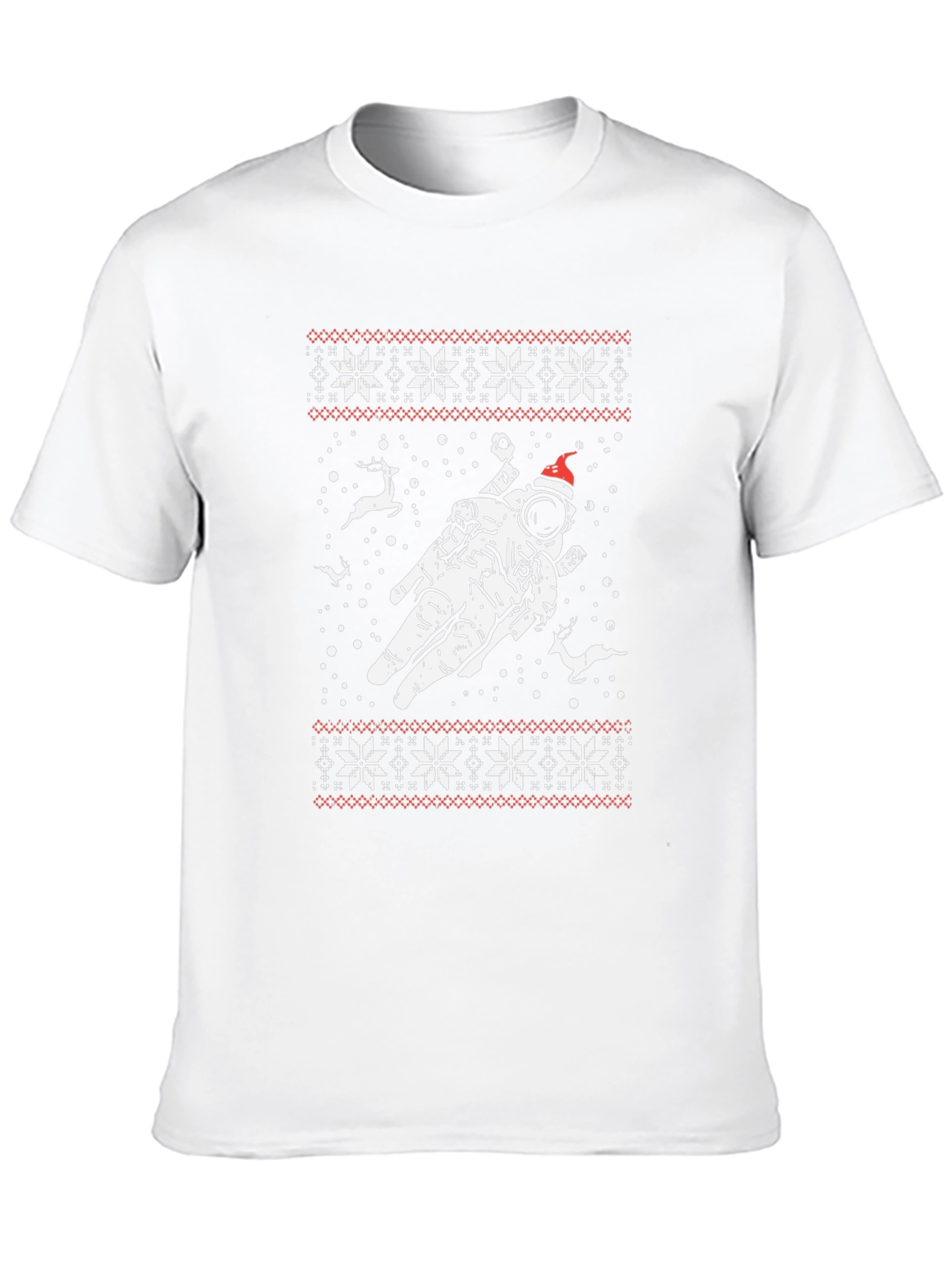 Astronaut Ugly Christmas Sweater T-Shirt