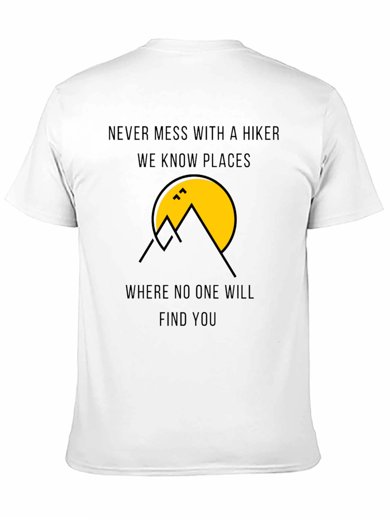 Hikers Warning Graphic Tee - Adventure Ready!