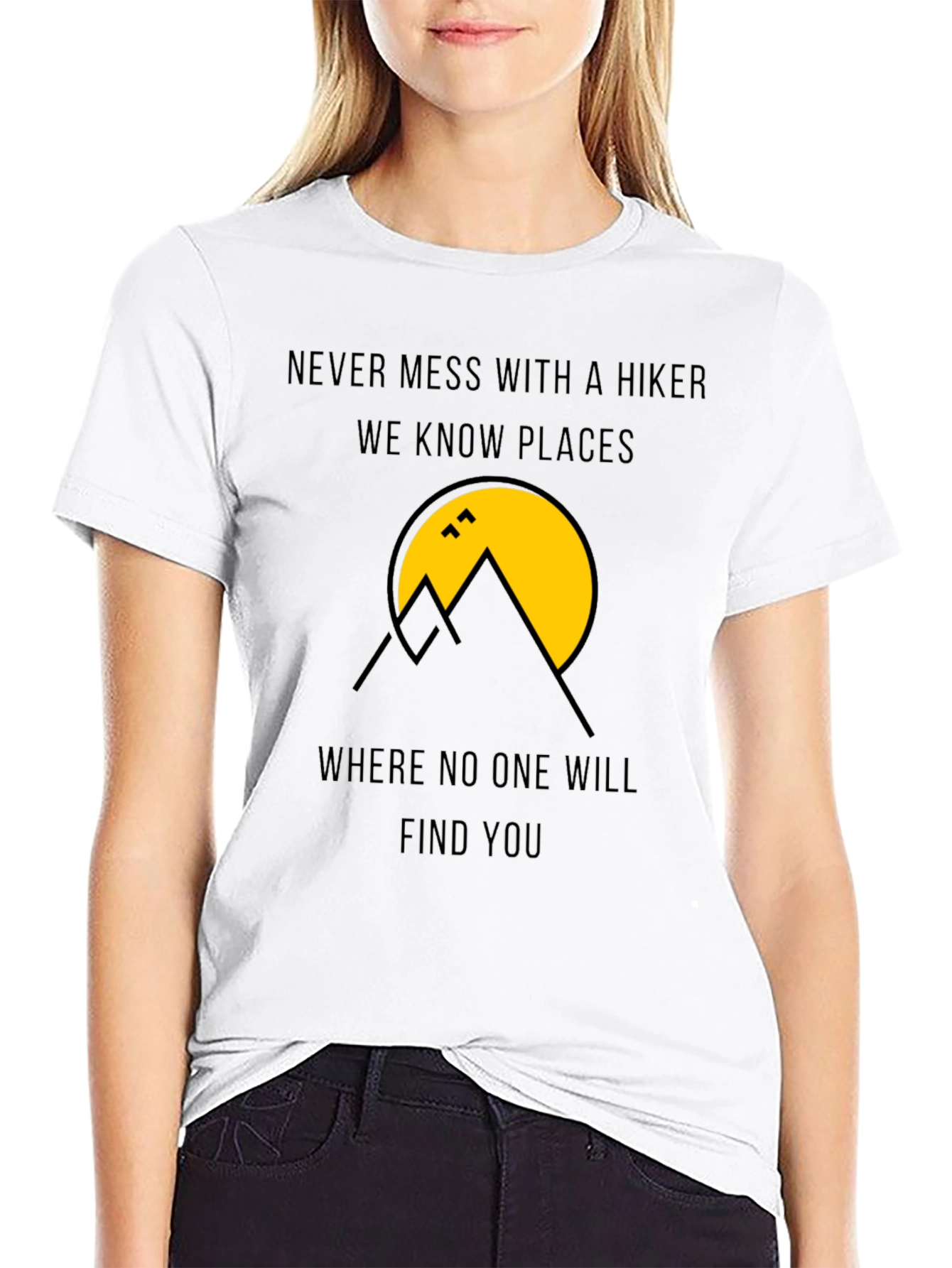 Hikers Warning Graphic Tee - Adventure Ready!
