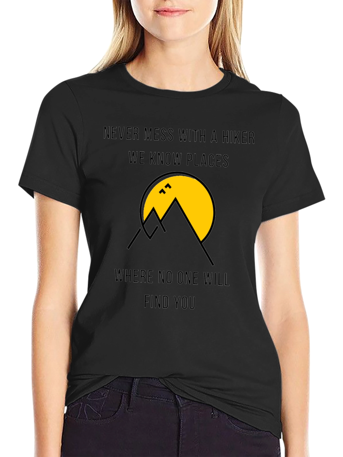 Hikers Warning Graphic Tee - Adventure Ready!