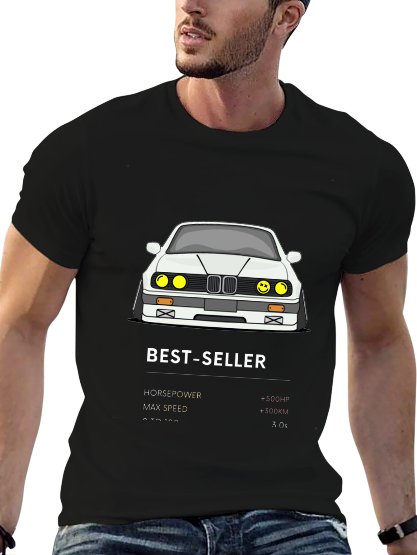 Best-Seller Car T-Shirt - Black