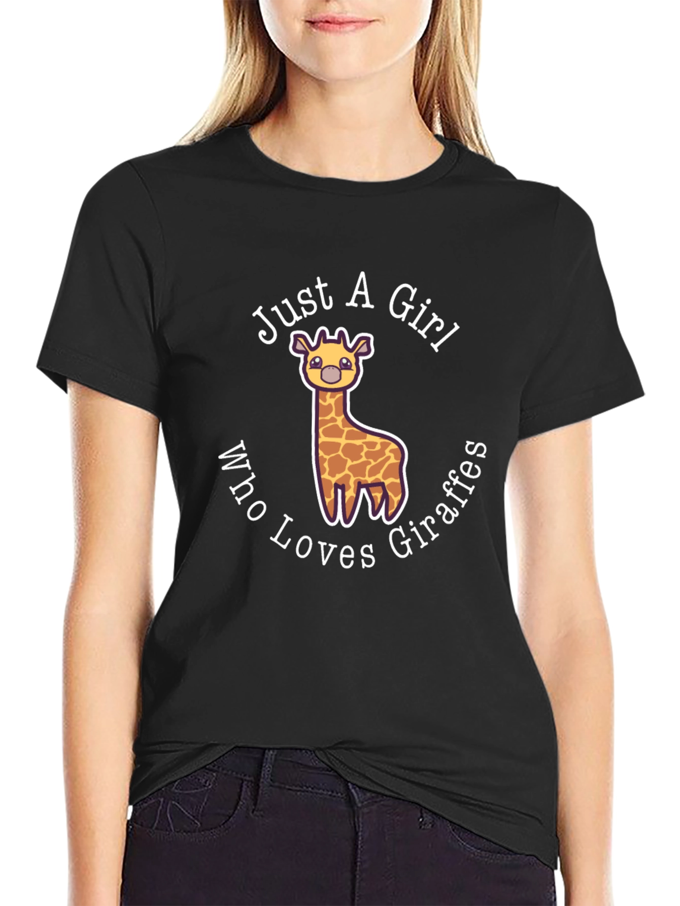 Just A Girl Who Loves Giraffes T-Shirt