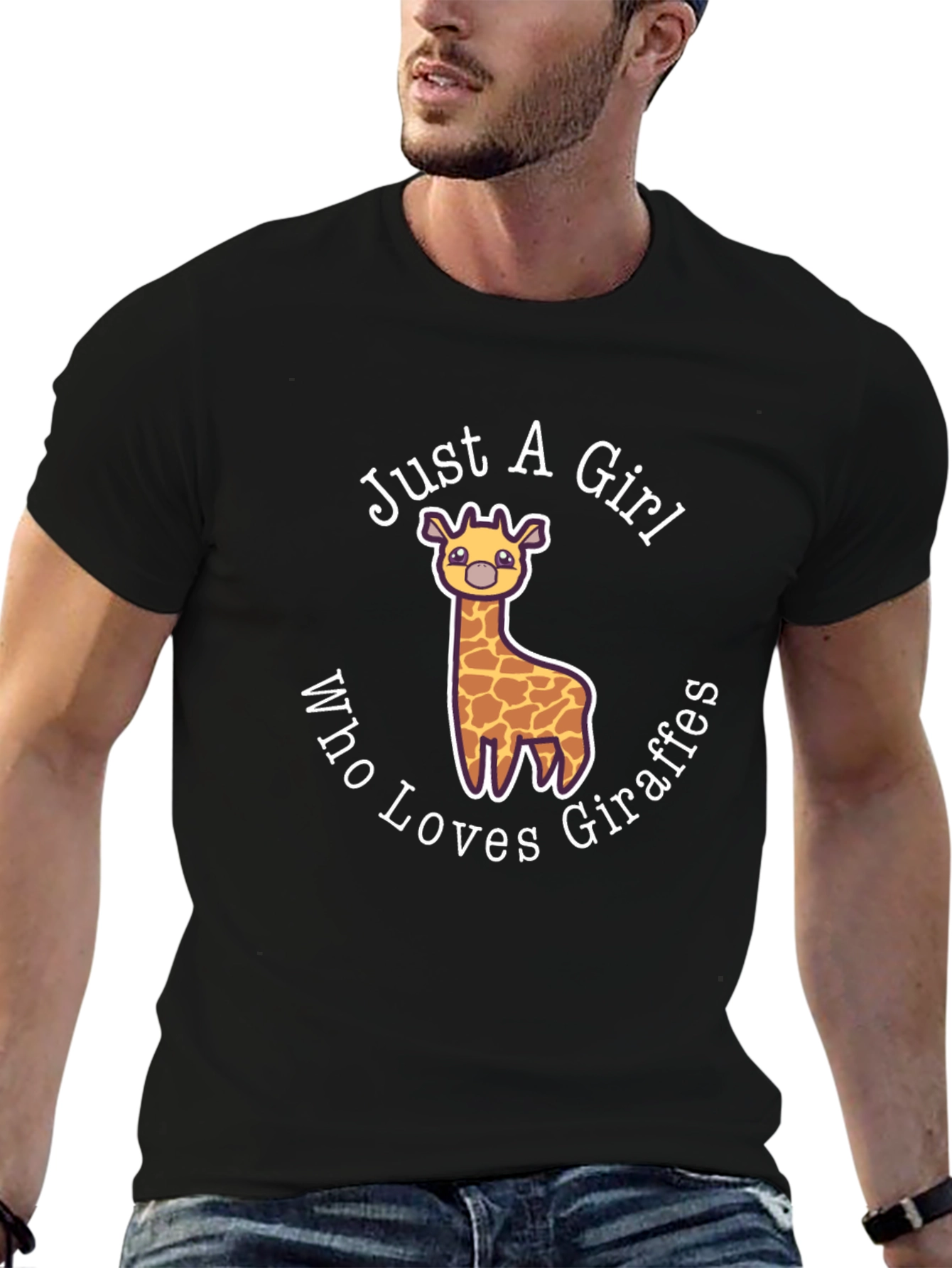 Just A Girl Who Loves Giraffes T-Shirt
