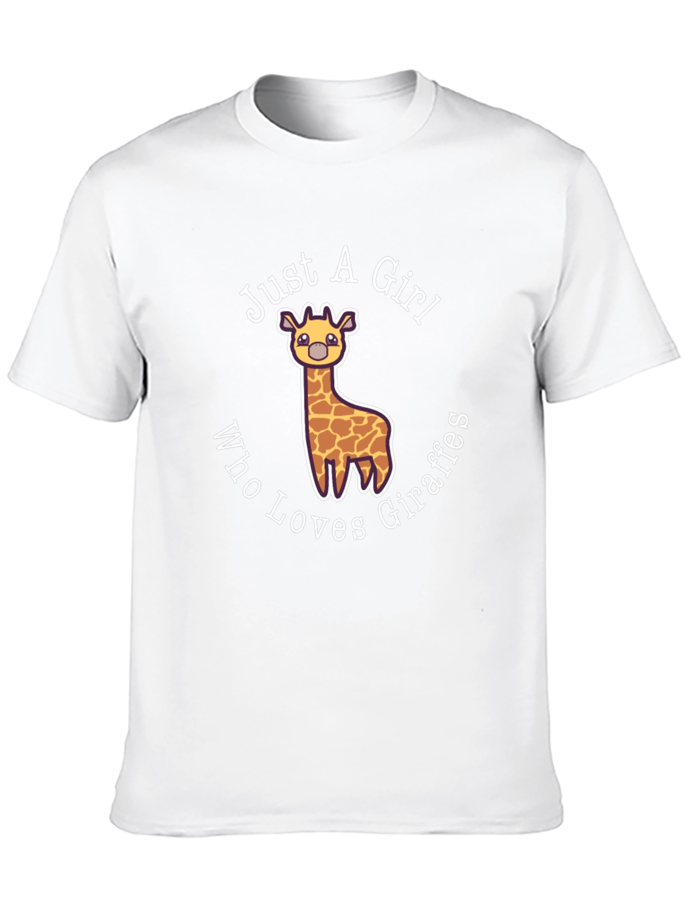 Just A Girl Who Loves Giraffes T-Shirt