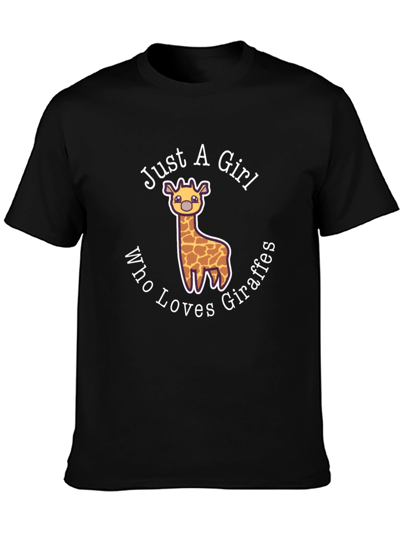 Just A Girl Who Loves Giraffes T-Shirt