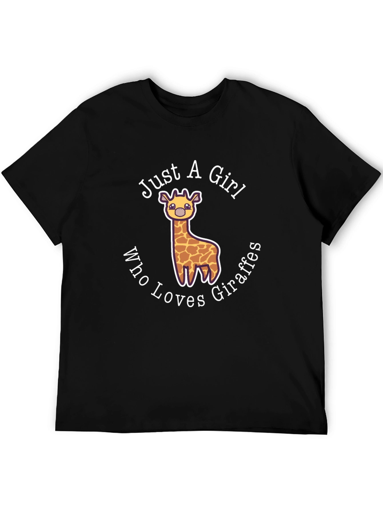 Just A Girl Who Loves Giraffes T-Shirt