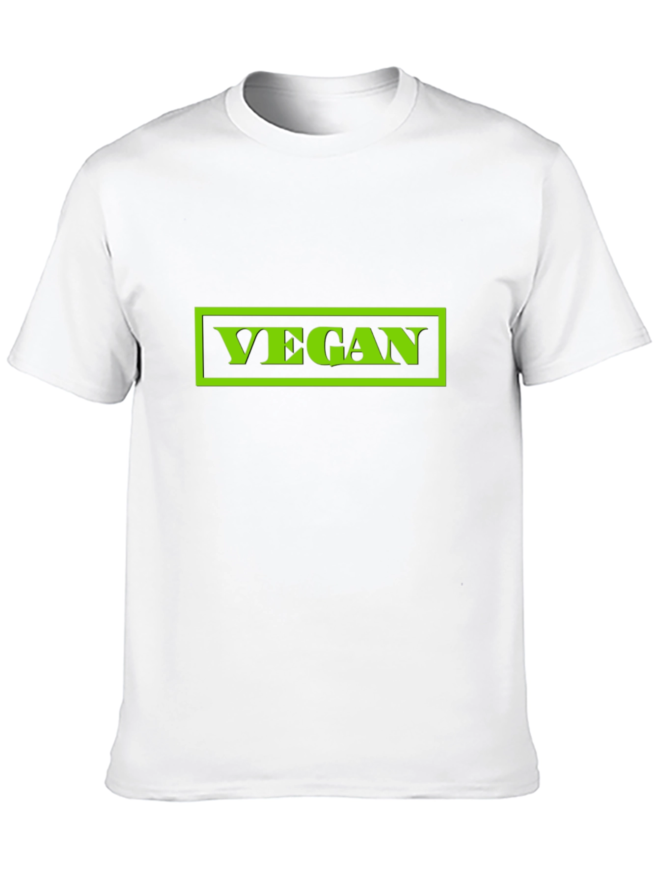 Vegan Graphic Tee - Black Cotton T-Shirt