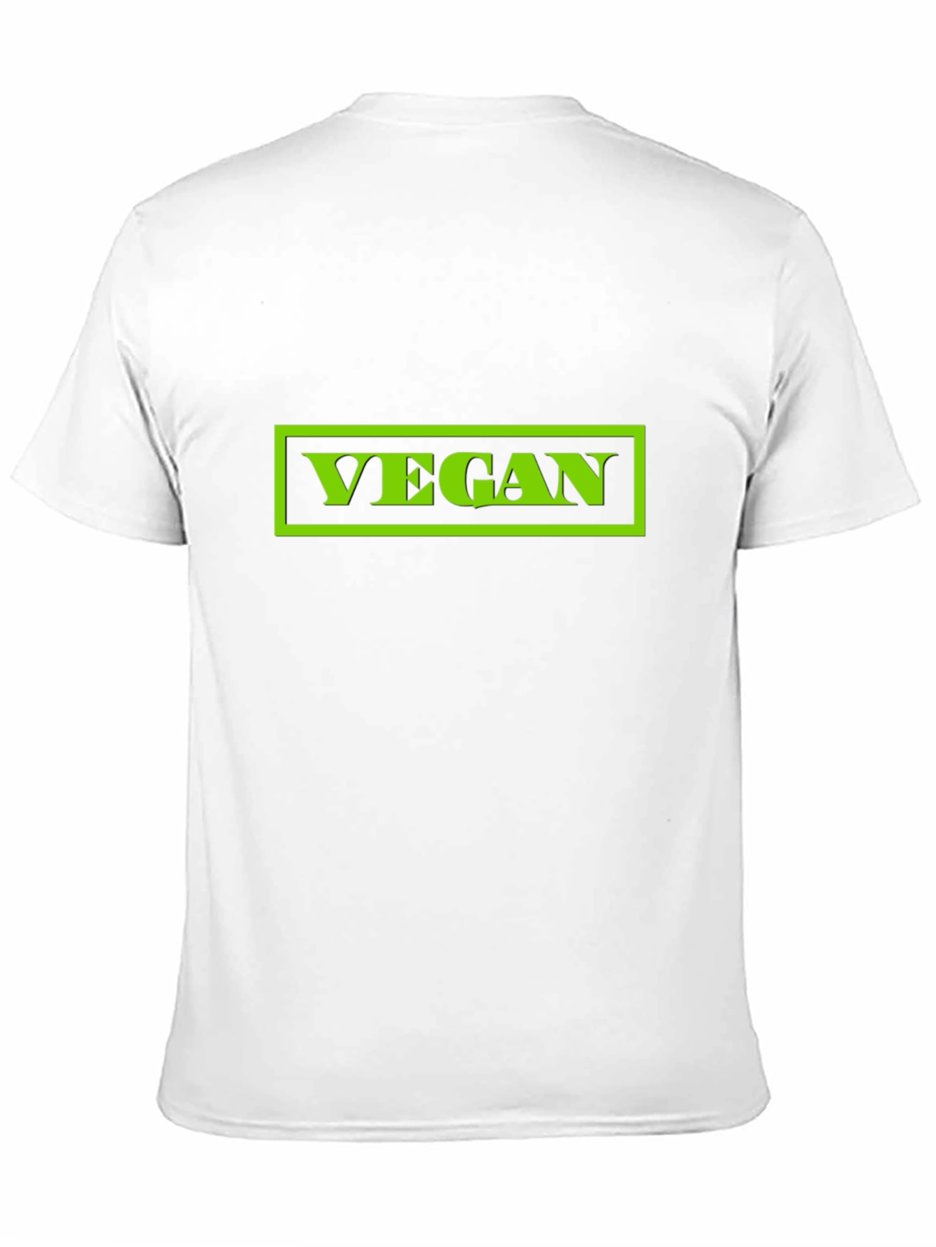 Vegan Graphic Tee - Black Cotton T-Shirt