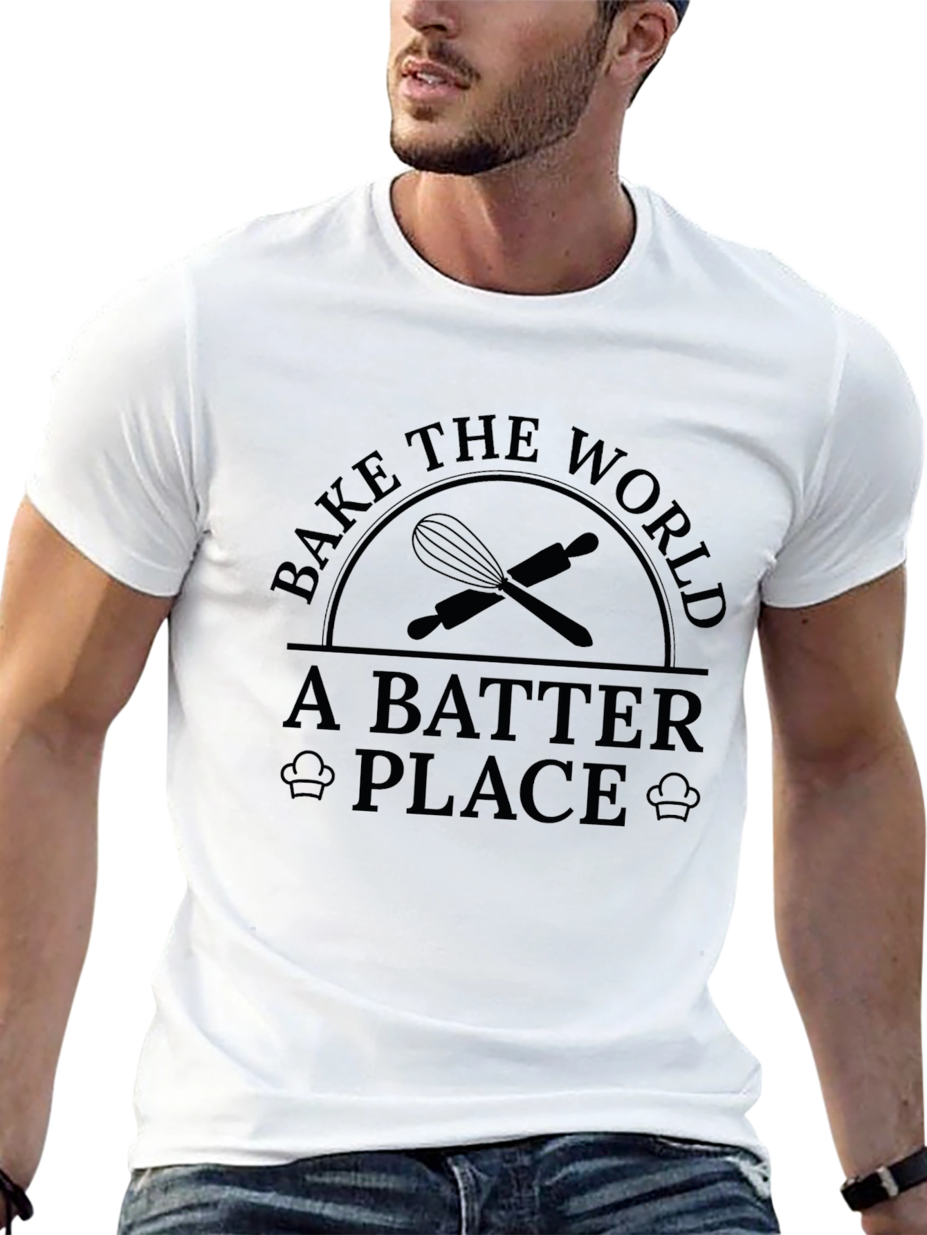 Bake the World a Batter Place Graphic Tee