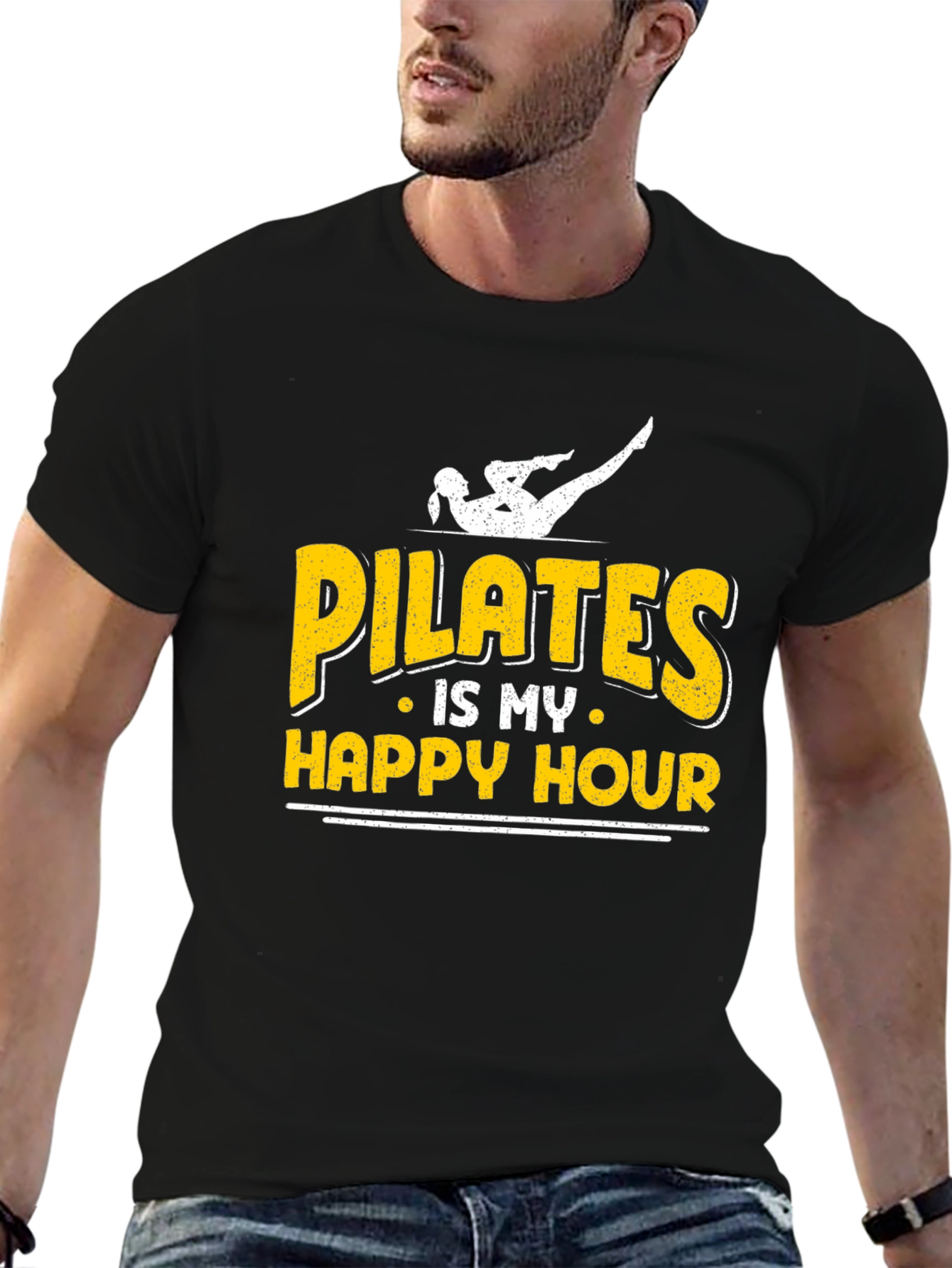 Pilates is My Happy Hour Graphic Tee