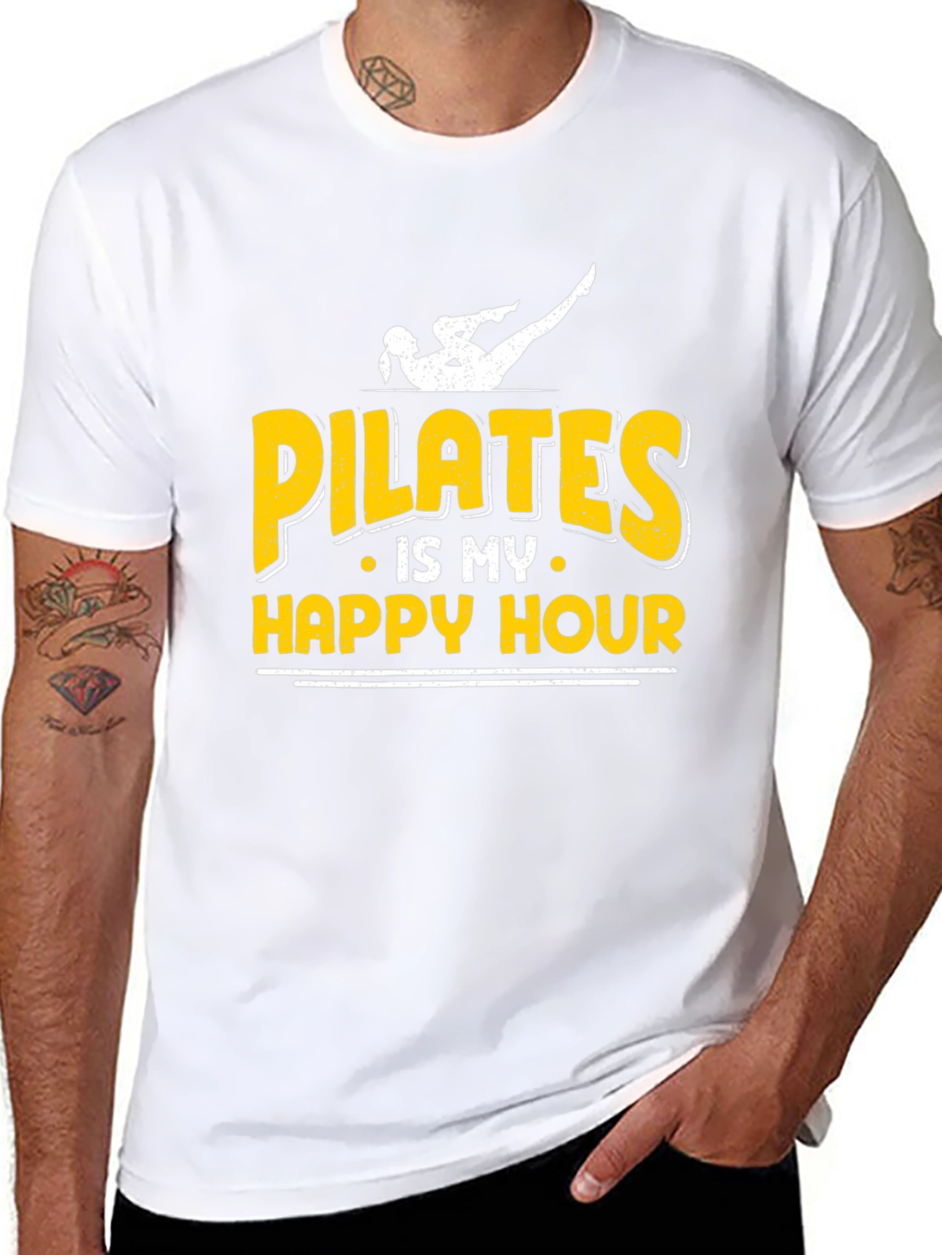 Pilates is My Happy Hour Graphic Tee
