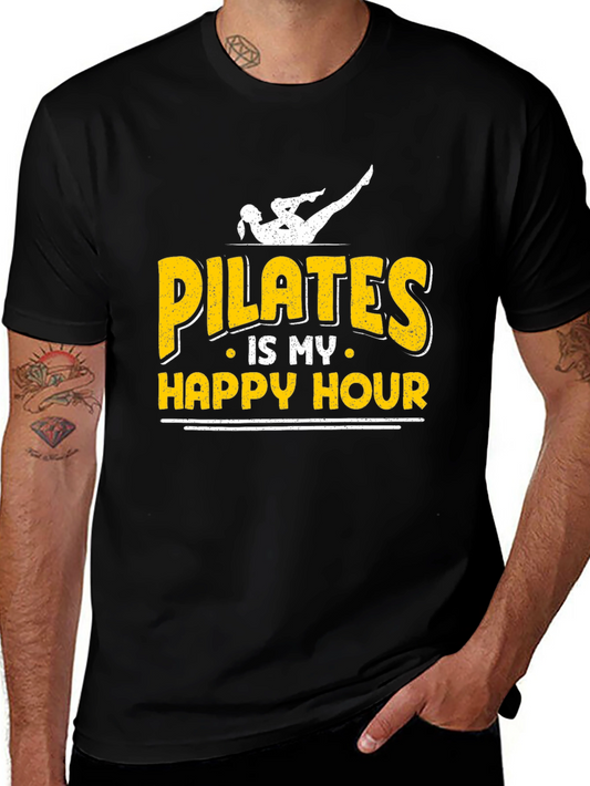 Pilates is My Happy Hour Graphic Tee